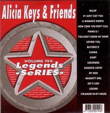 Legends Karaoke Volume 194 - Hits Of Alicia Keyes & Friends (CD+G) von Legends Karaoke