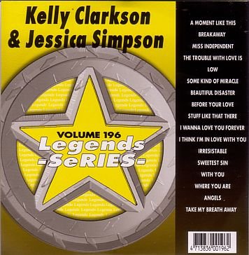 Legends Karaoke Volume 196 - Hits Of Kelly Clarkson & Jessica Simpson (CD+G) von Legends Karaoke