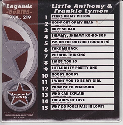 Legends Karaoke Volume 219 - Hits Of Little Anthony & Frankie Lymon (CD+G) von Legends Karaoke
