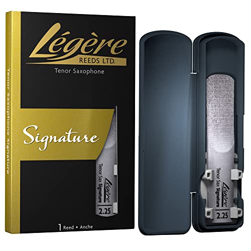 Légère Reeds - Tenorsaxophonblatt, Signature, Blattstärke 2.25 (TSG2.25) - Hochwertiges synthetisches Holzblasrohr von Legere