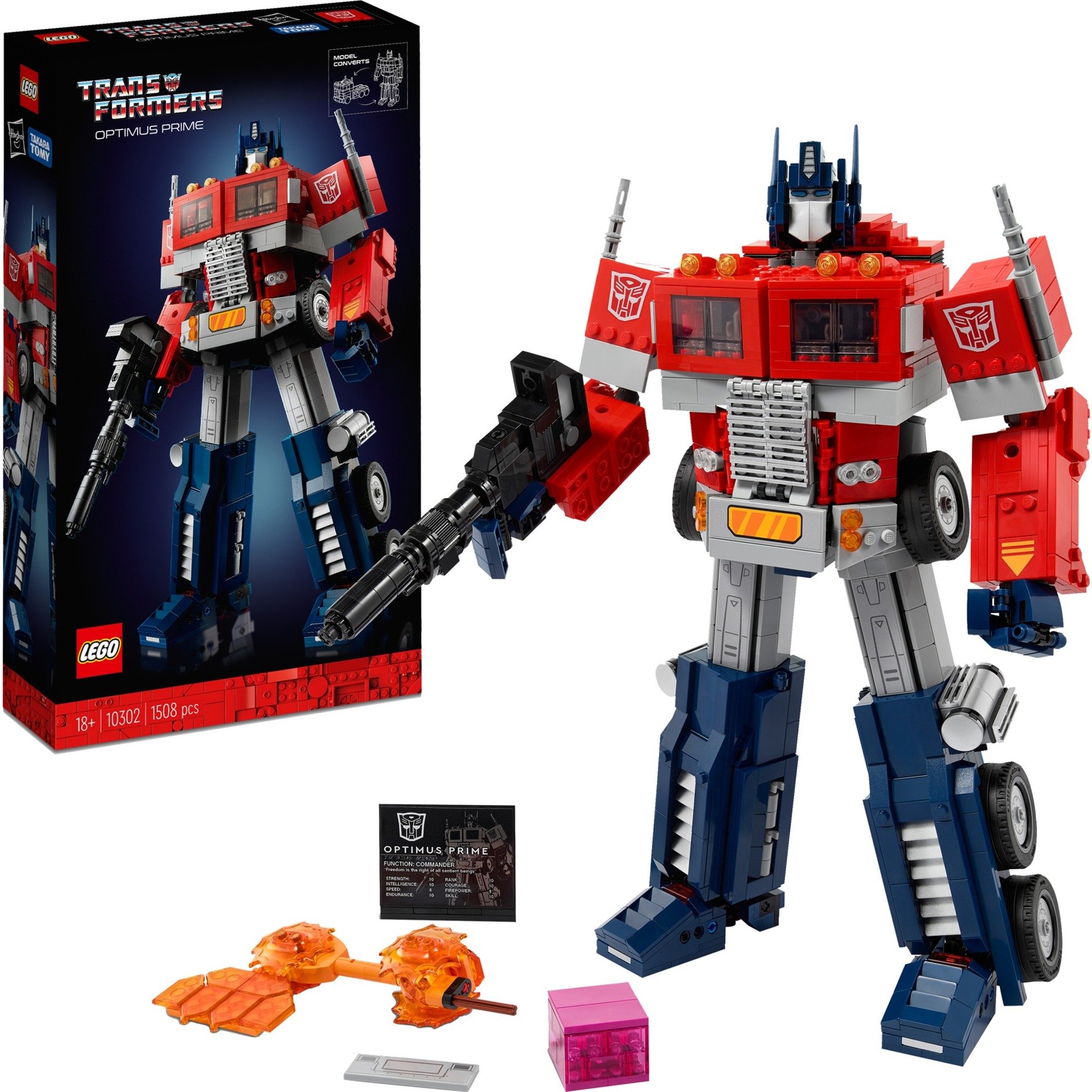 10302 Icons Transformers Optimus Prime, Konstruktionsspielzeug von Lego