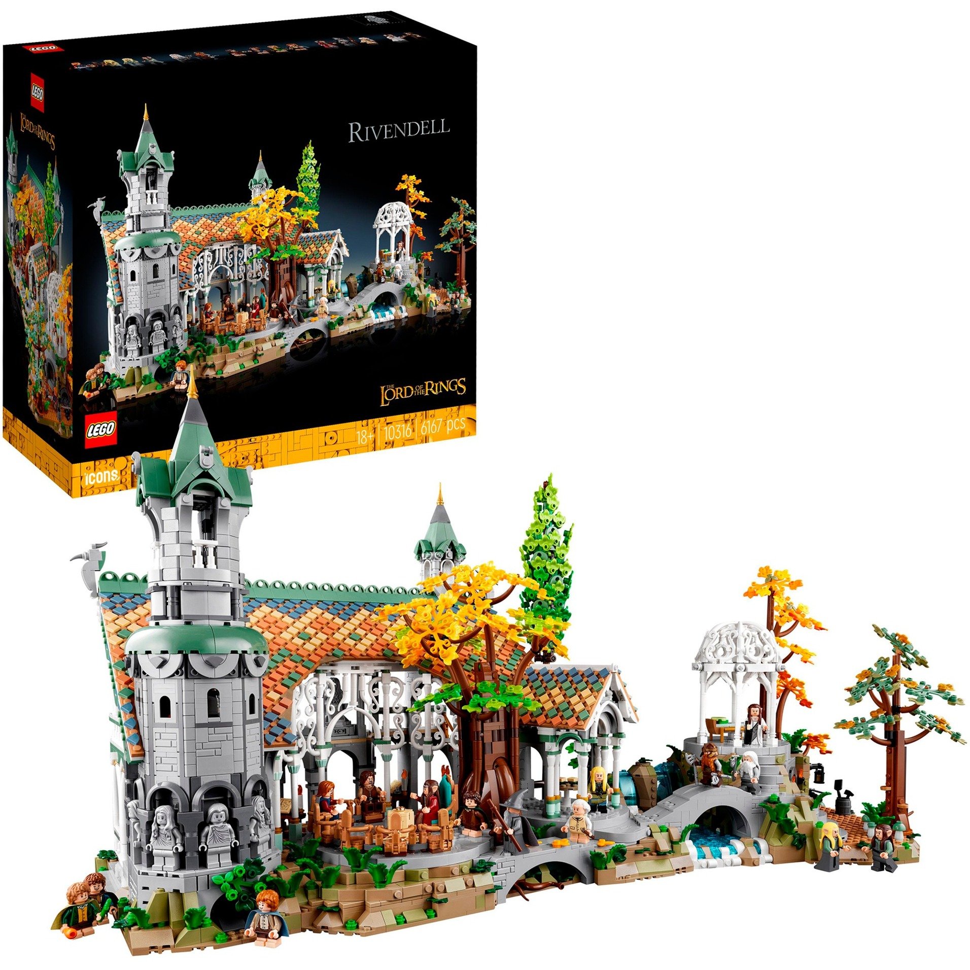 10316 Der Herr der Ringe: Bruchtal, Konstruktionsspielzeug von Lego