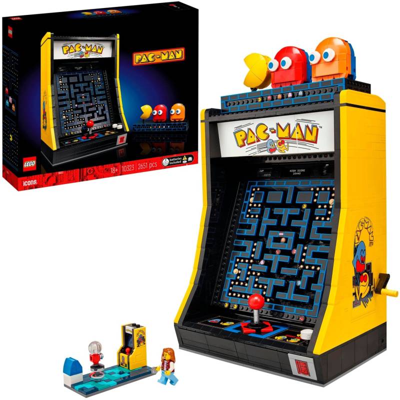 10323 Icons PAC-MAN Spielautomat, Konstruktionsspielzeug von Lego