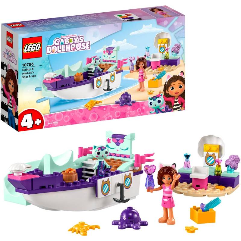 10786 Gabby''s Dollhouse Gabby & Meerkätzchens Schiff und Spa, Konstruktionsspielzeug von Lego