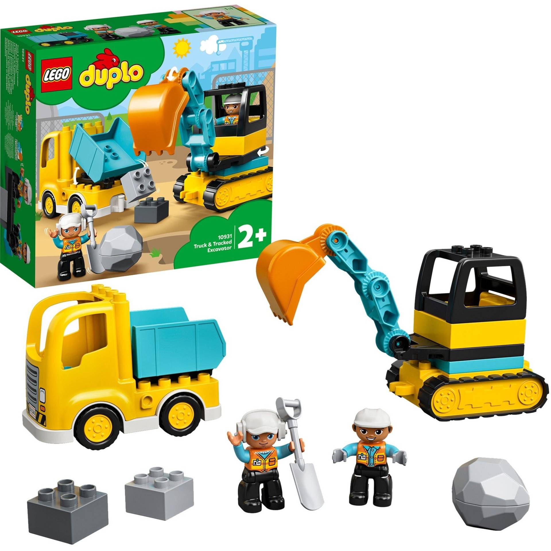 10931 DUPLO Bagger und Laster, Konstruktionsspielzeug von Lego