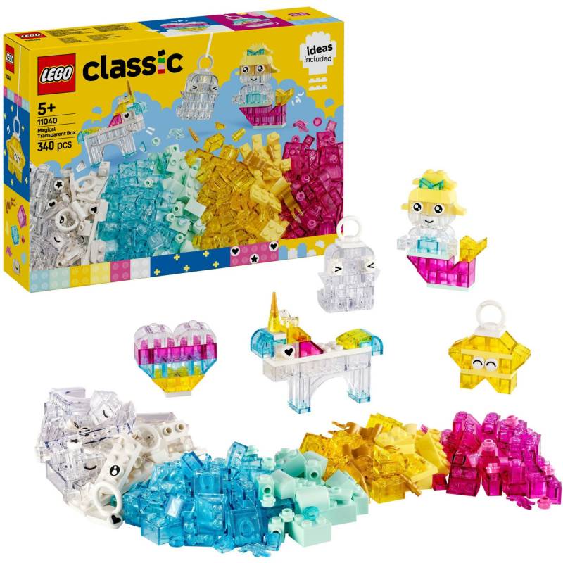 11040 Classic Zauberbox mit durchsichtigen Steinen, Konstruktionsspielzeug von Lego