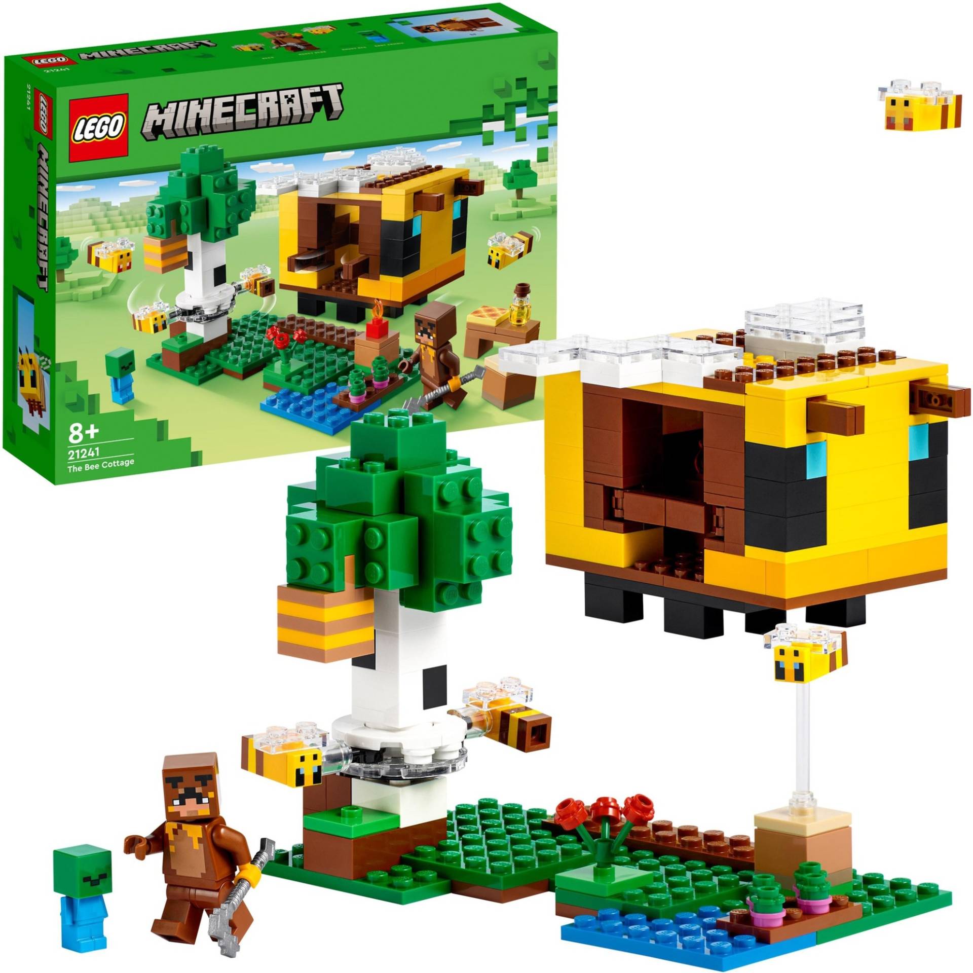 21241 Minecraft Das Bienenhäuschen, Konstruktionsspielzeug von Lego