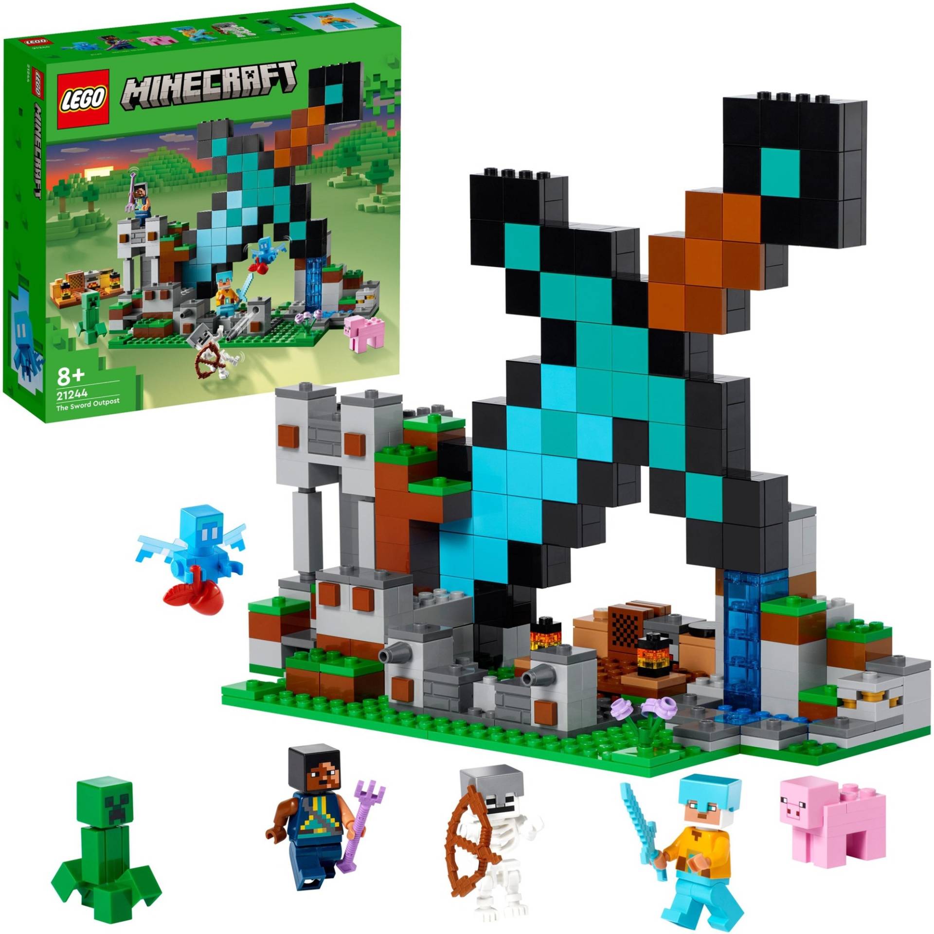 21244 Minecraft Der Schwert-Außenposten, Konstruktionsspielzeug von Lego