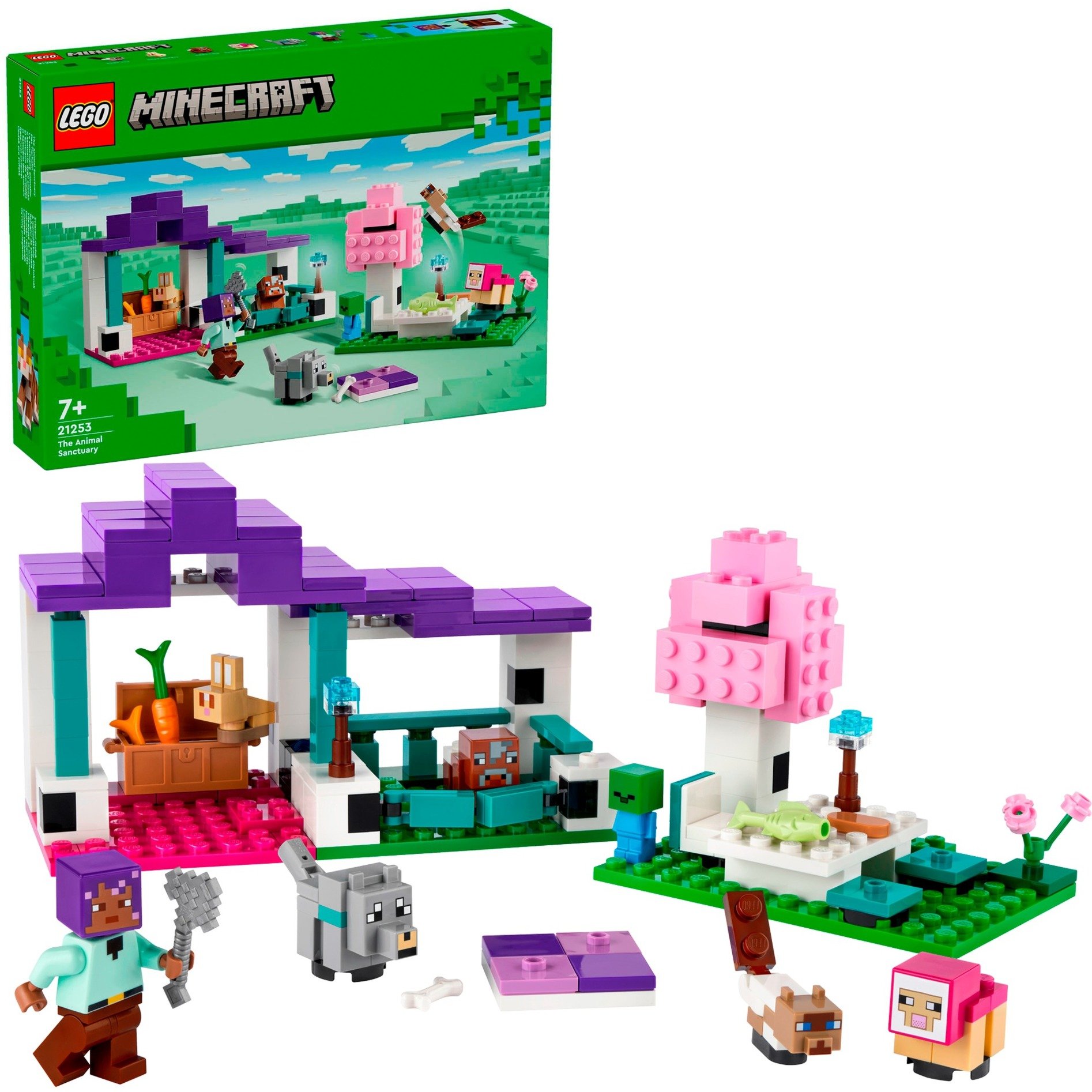 21253 Minecraft Das Tierheim, Konstruktionsspielzeug von Lego