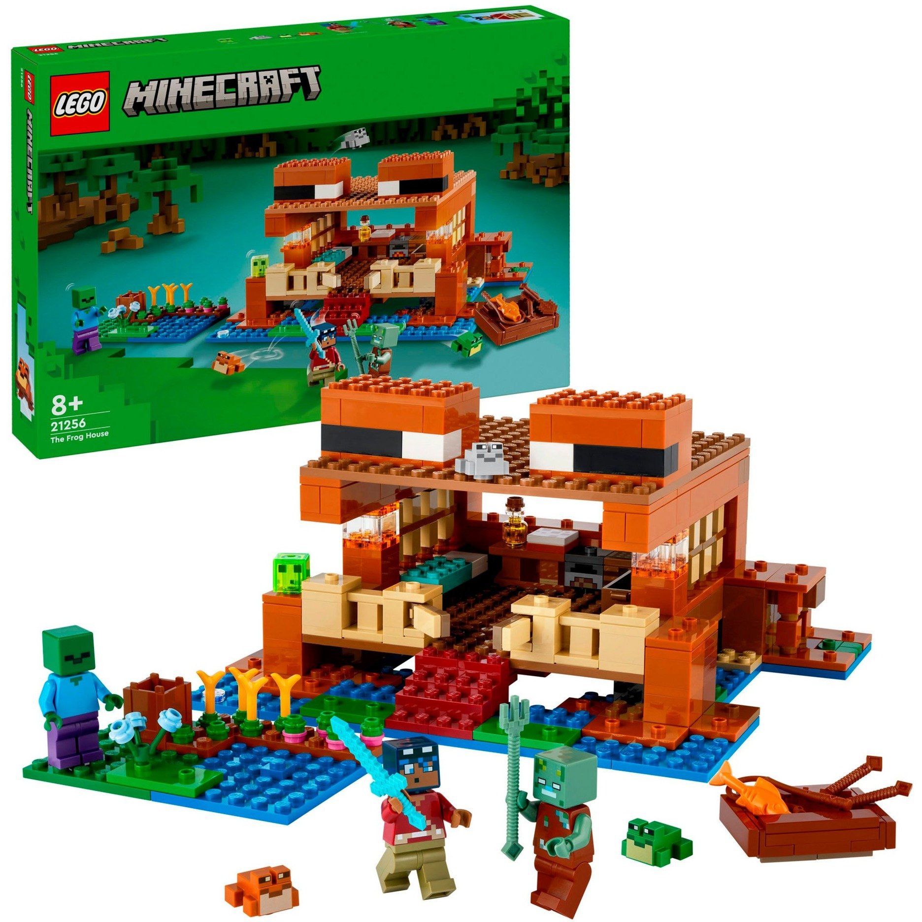 21256 Minecraft Das Froschhaus, Konstruktionsspielzeug von Lego