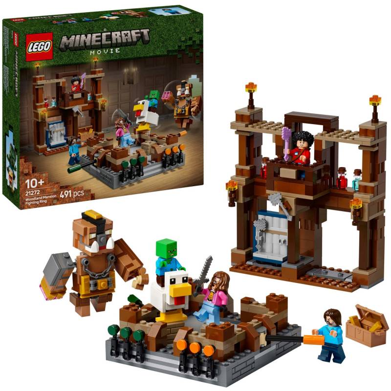 21272 Minecraft Waldanwesen mit Boxring, Konstruktionsspielzeug von Lego