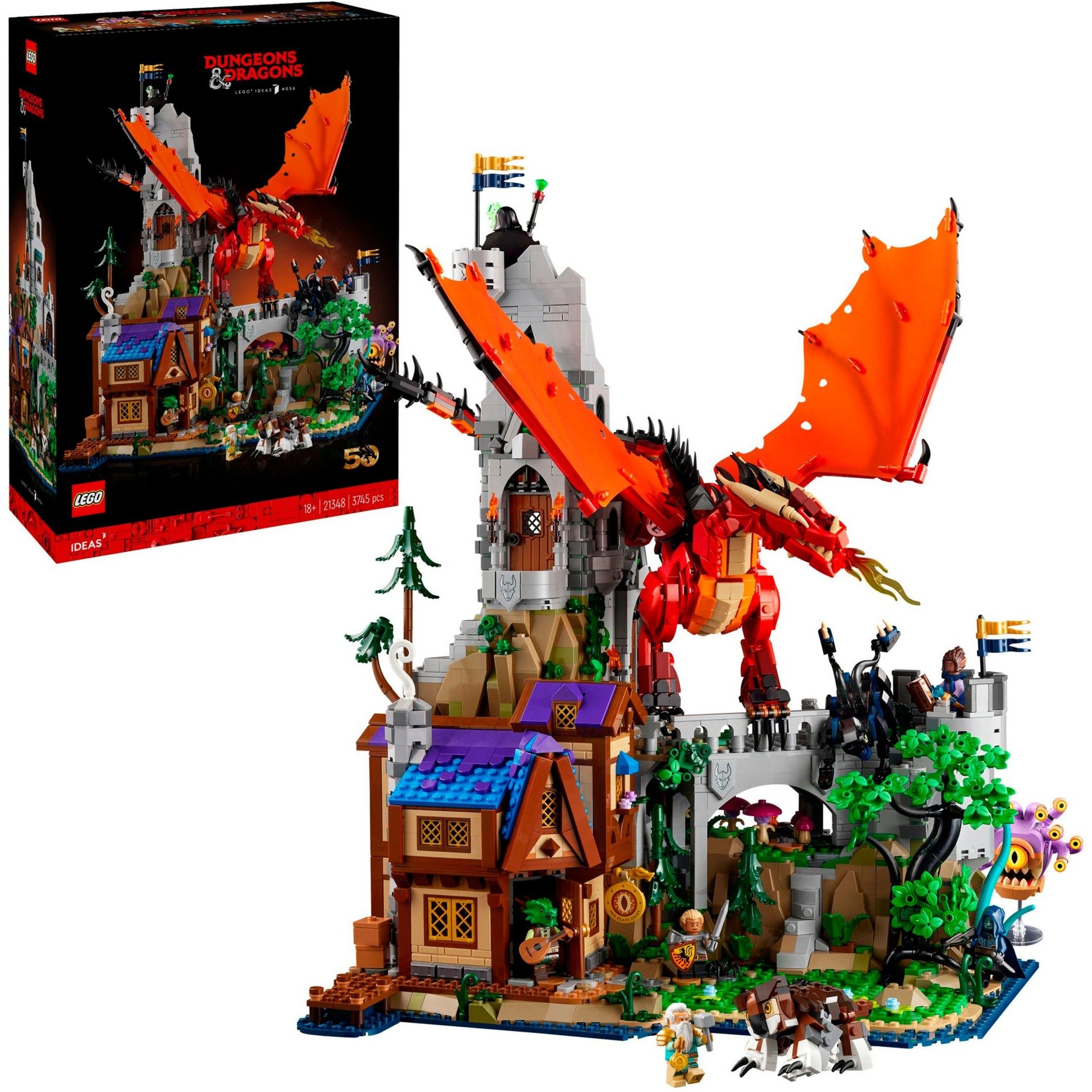 21348 Ideas Dungeons & Dragons: Die Sage vom Roten Drachen von Lego