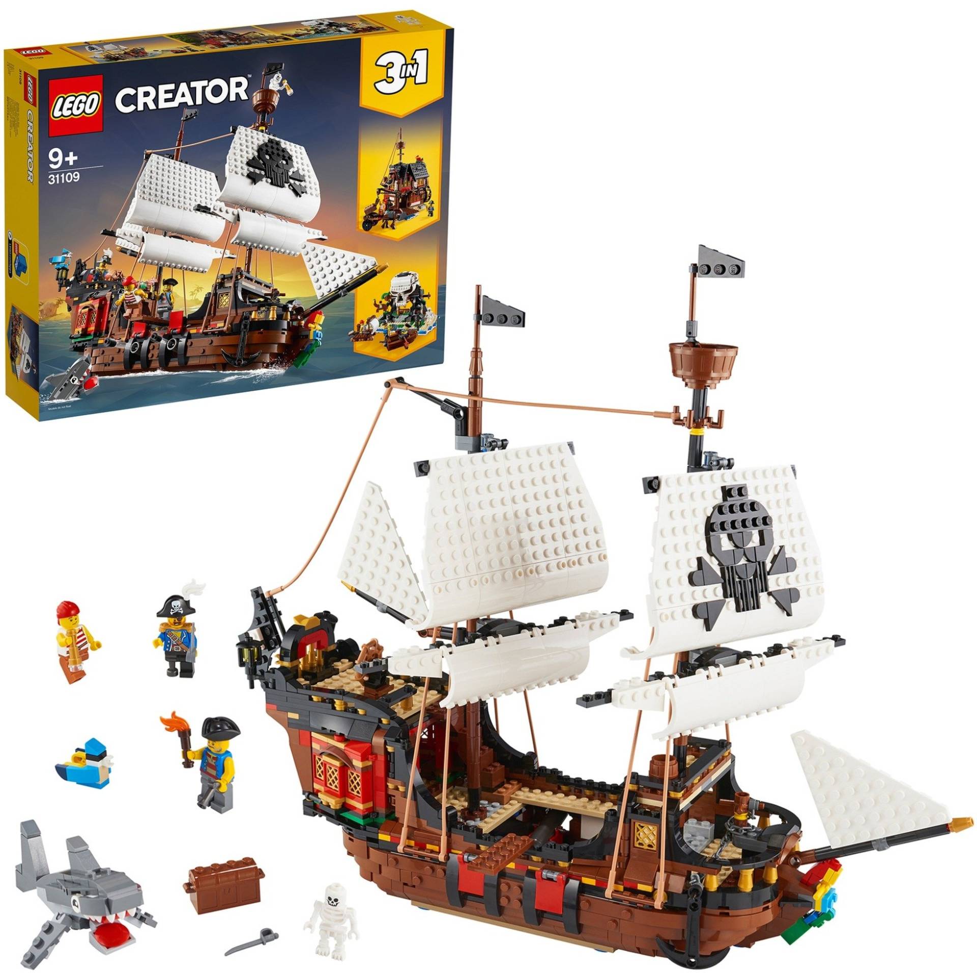 31109 Creator Piratenschiff, Konstruktionsspielzeug von Lego