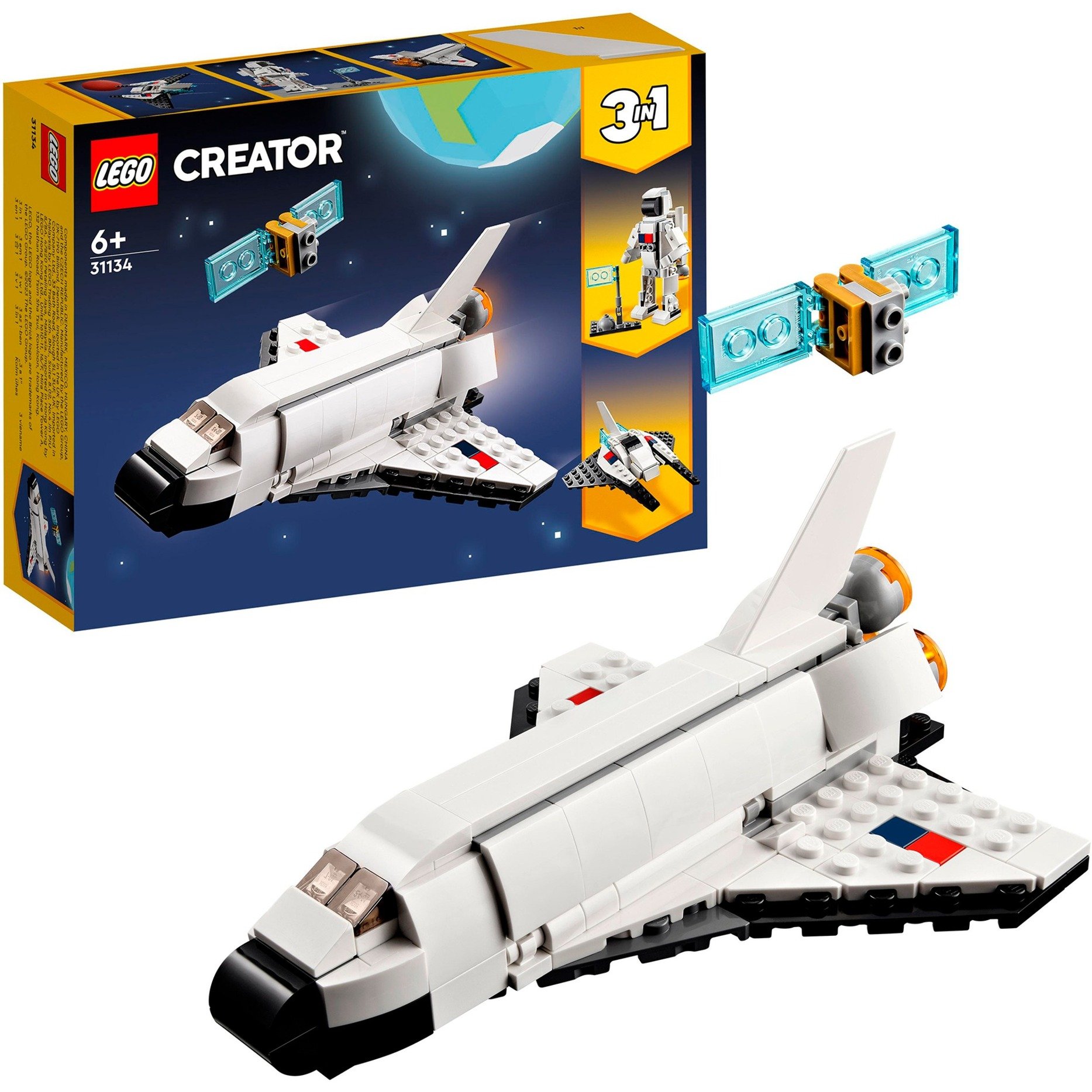 31134 Creator 3-in-1 Spaceshuttle, Konstruktionsspielzeug 31134 Creator 3-in-1 Spaceshuttle, Konstruktionsspielzeug von Lego