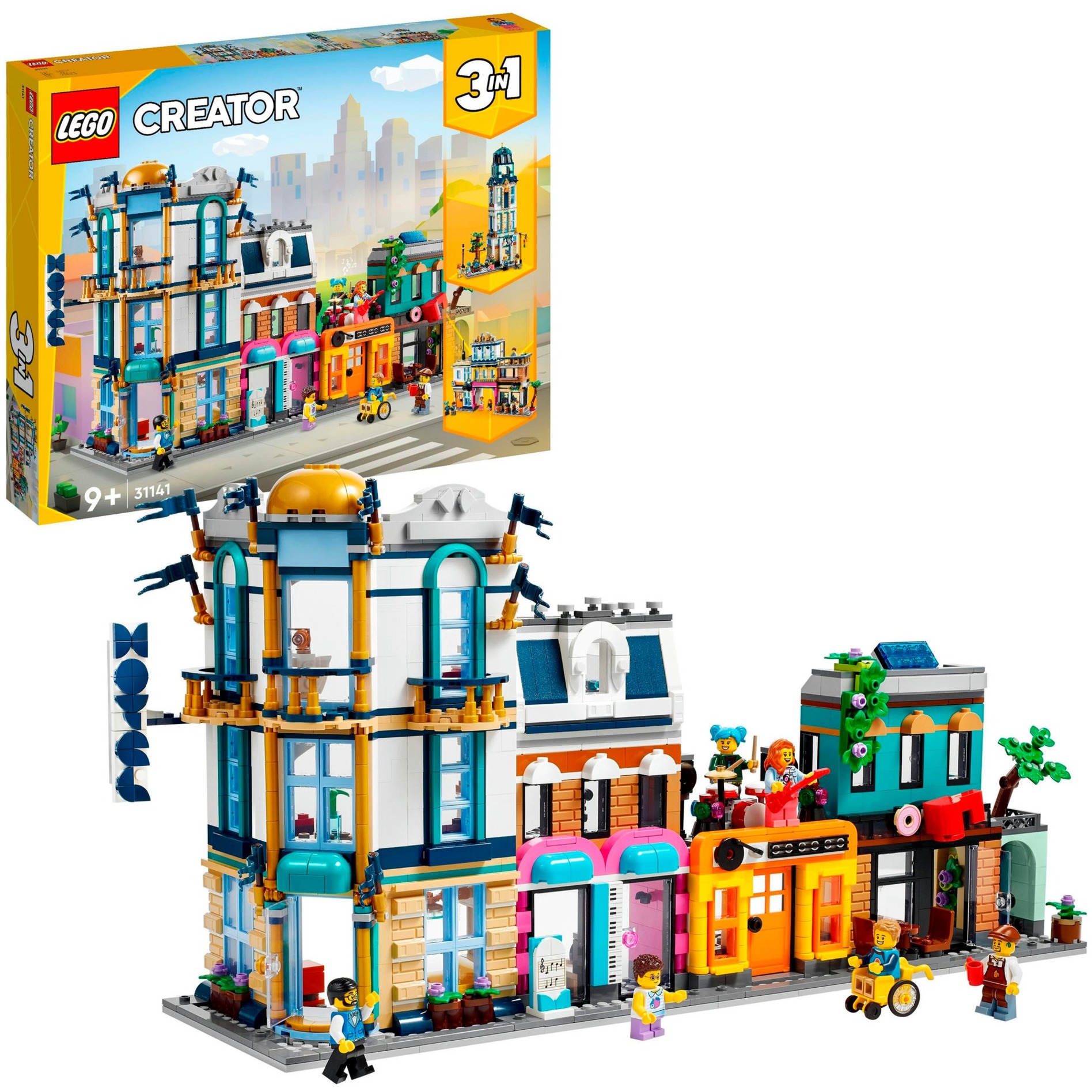 31141 Creator 3-in-1 Hauptstraße, Konstruktionsspielzeug von Lego