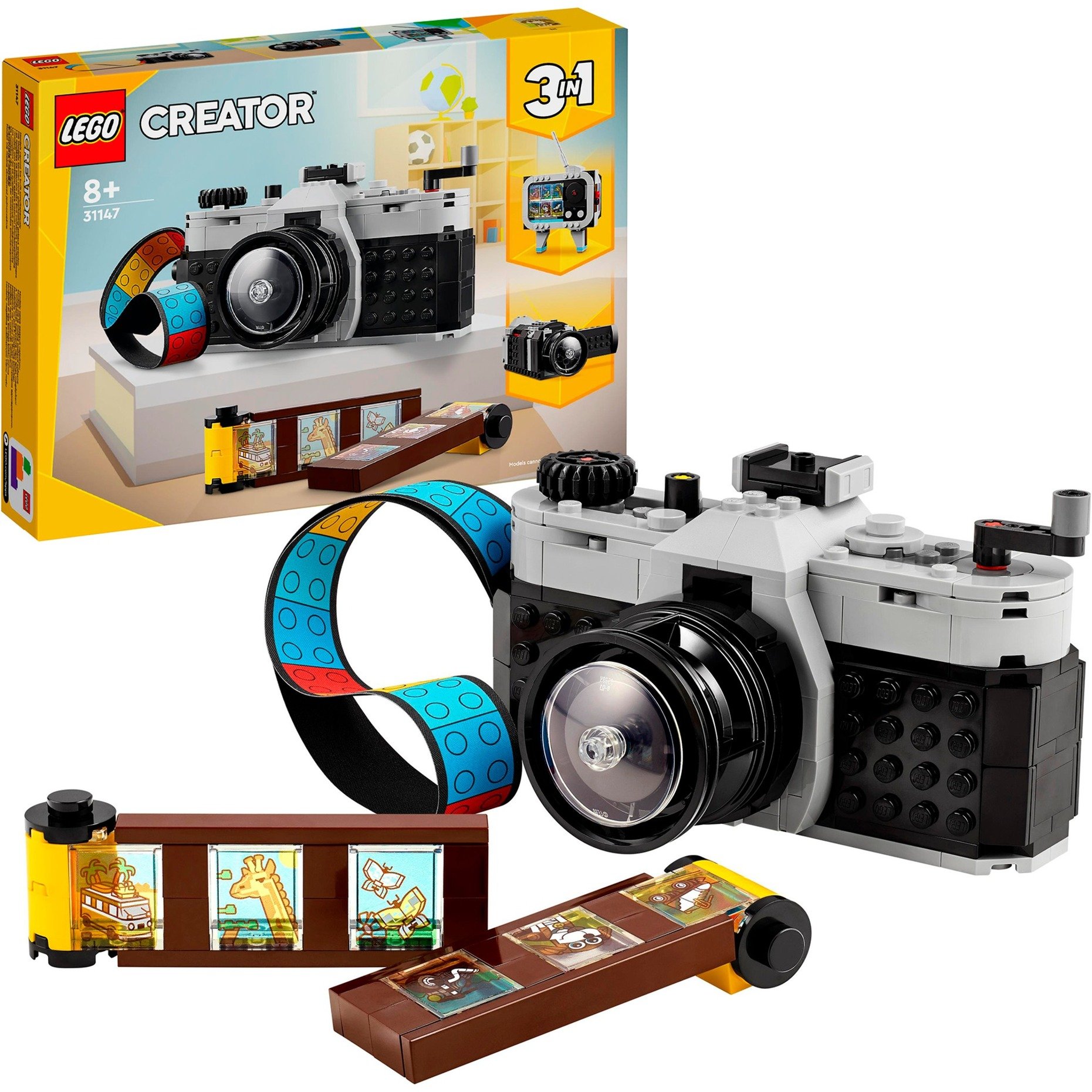 31147 Creator 3-in-1 Retro Kamera, Konstruktionsspielzeug von Lego