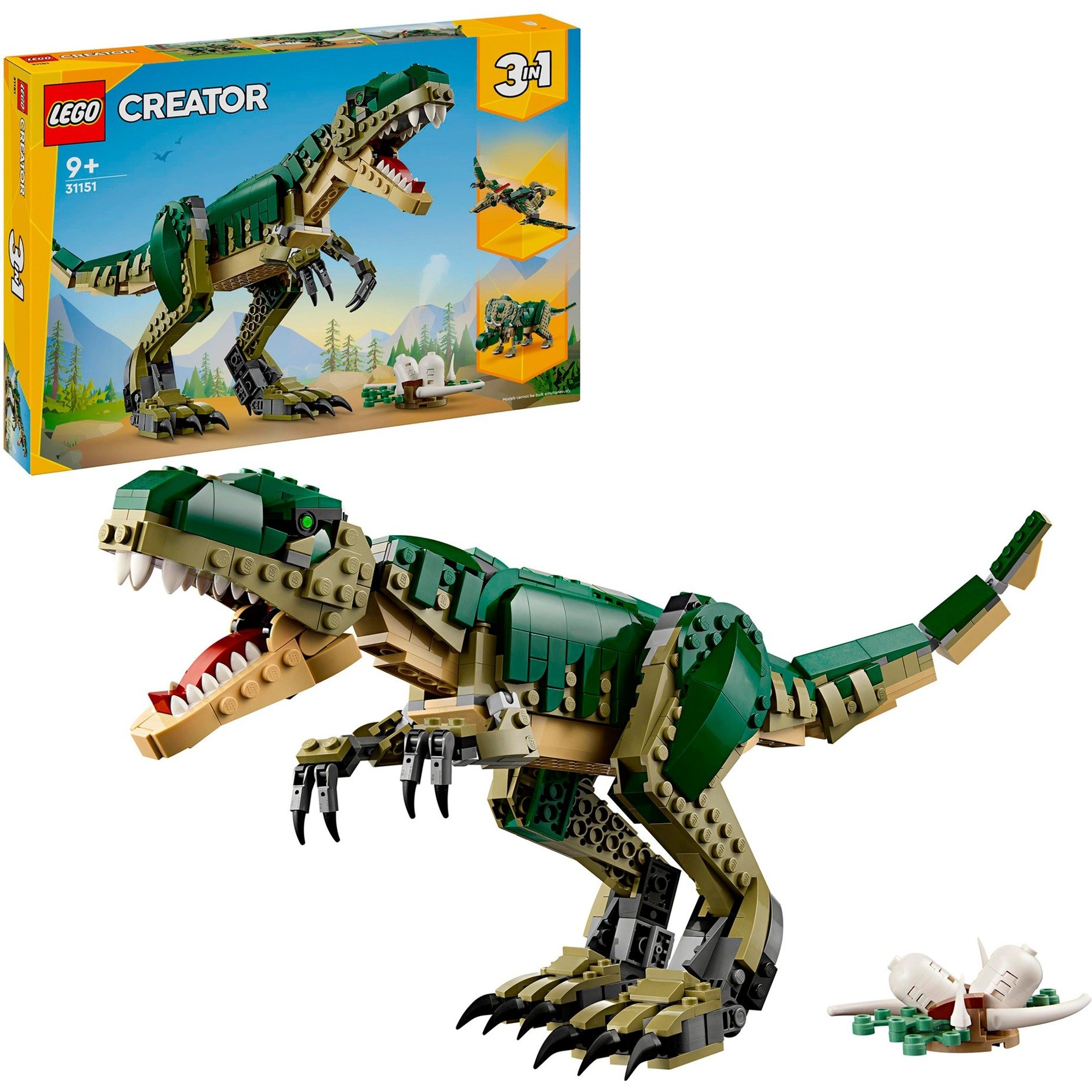 31151 Creator 3-in-1 T.Rex, Konstruktionsspielzeug von Lego