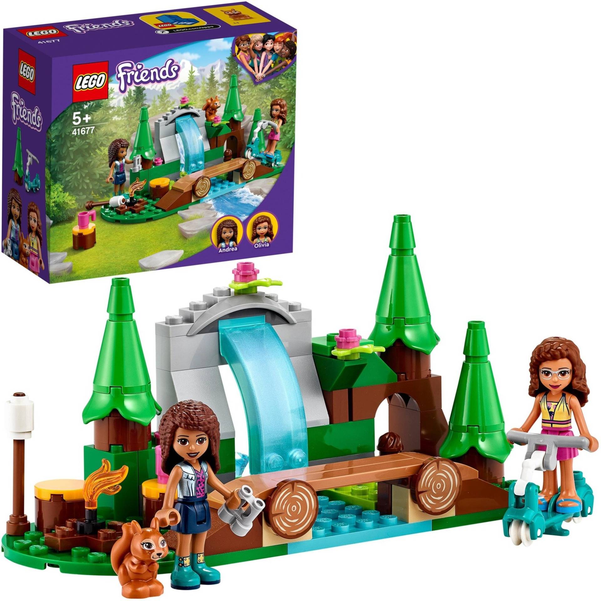 41677 Friends Wasserfall im Wald, Konstruktionsspielzeug von Lego