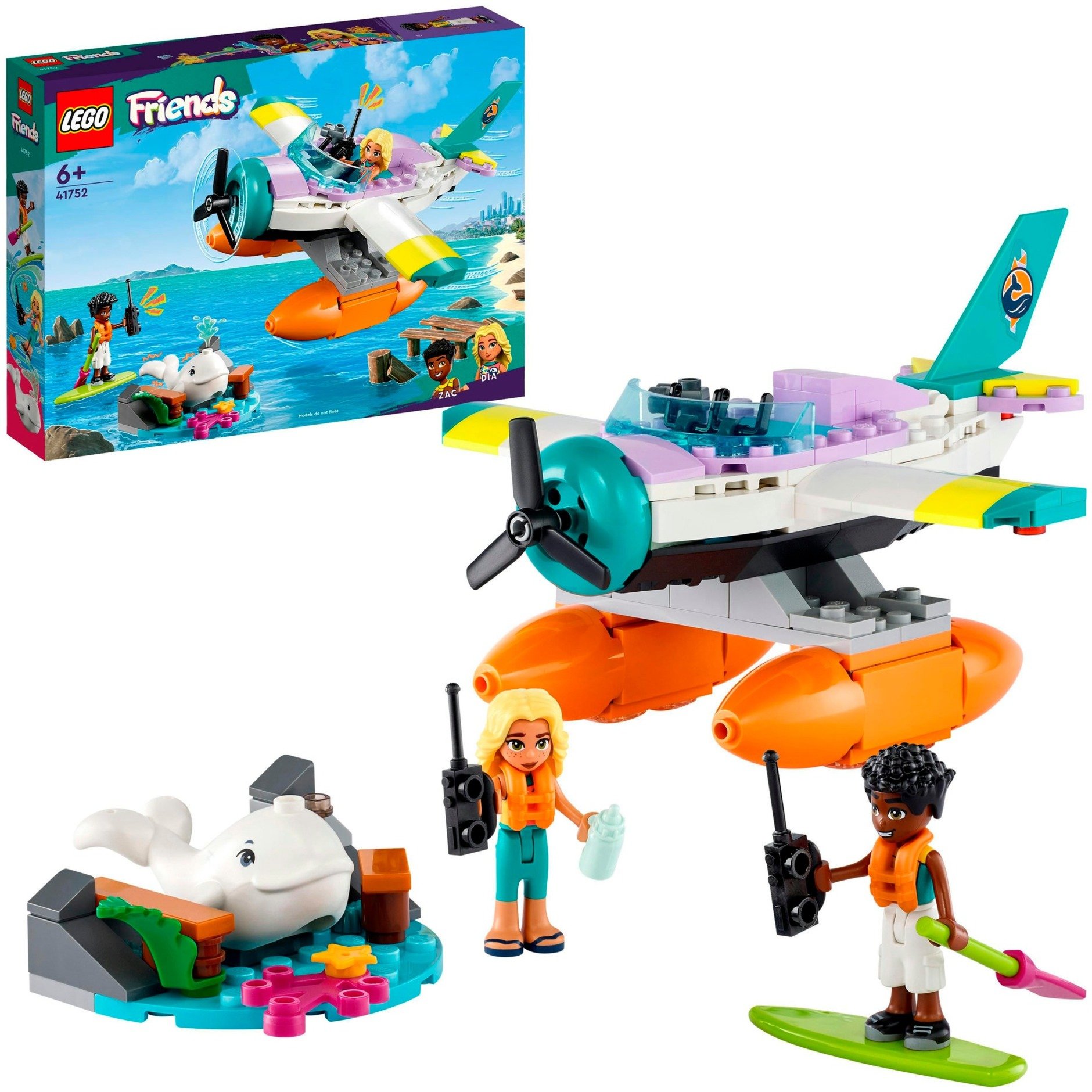41752 Friends Seerettungsflugzeug, Konstruktionsspielzeug von Lego