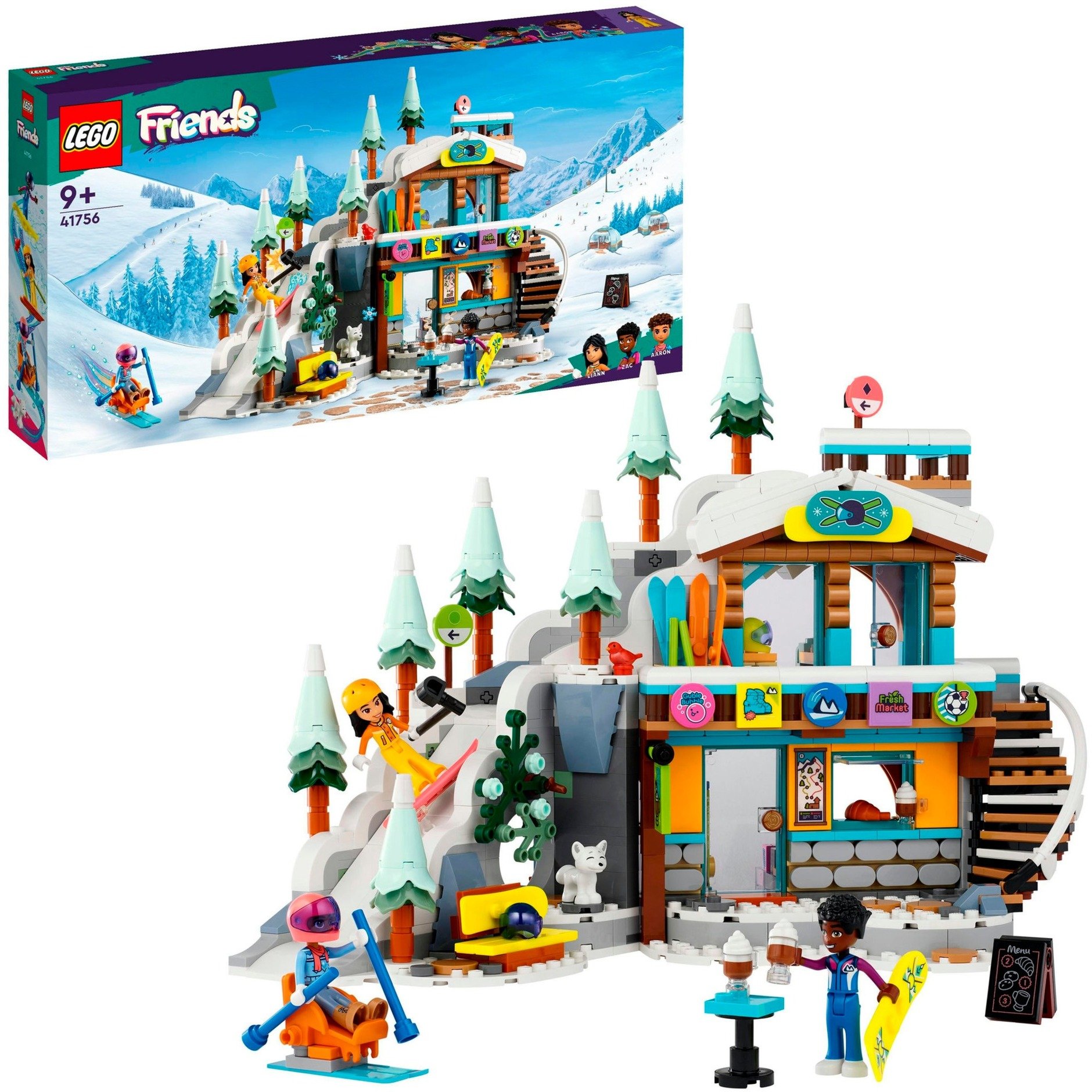 41756 Friends Skipiste und Café, Konstruktionsspielzeug von Lego