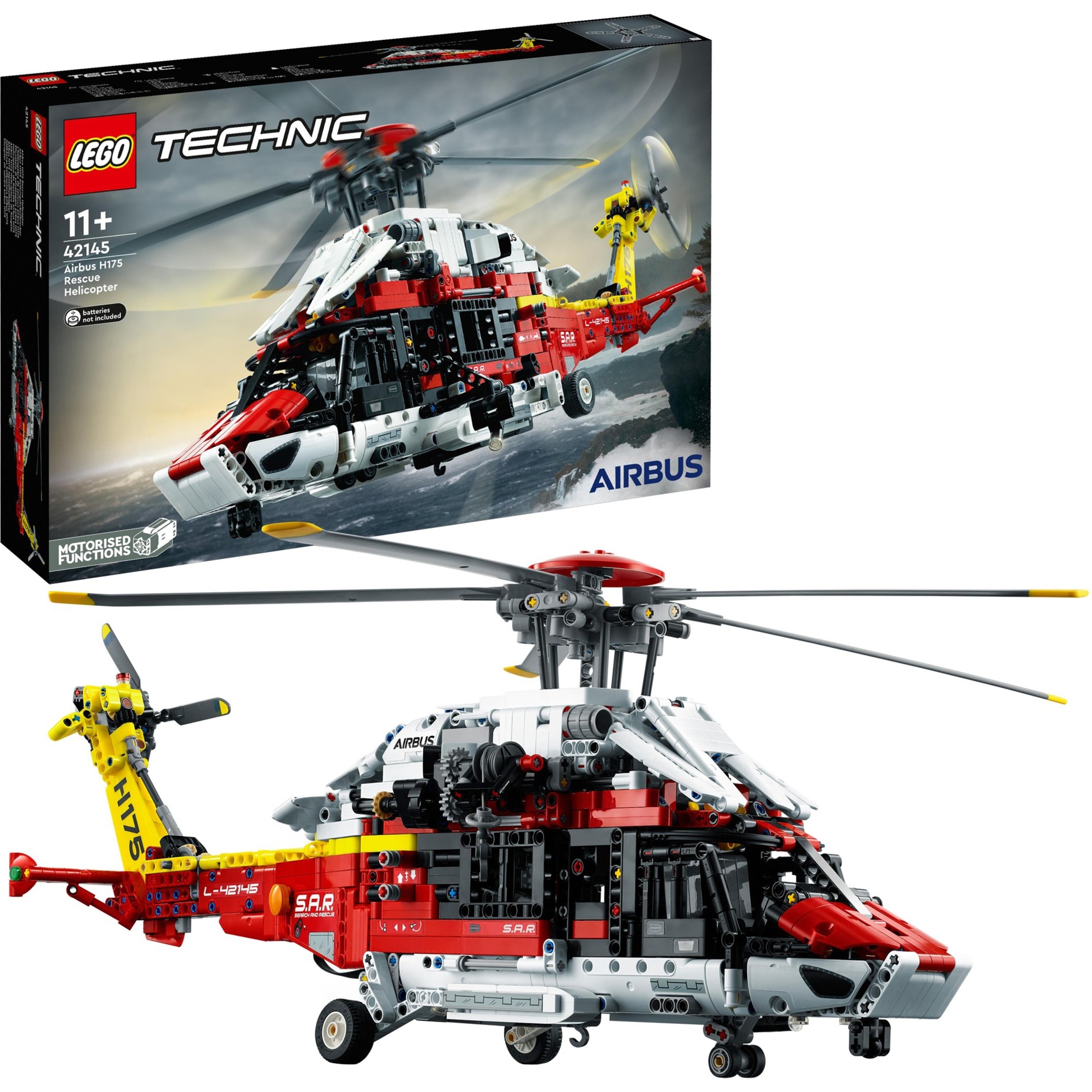 42145 Technic Airbus H175 Rettungshubschrauber, Konstruktionsspielzeug von Lego