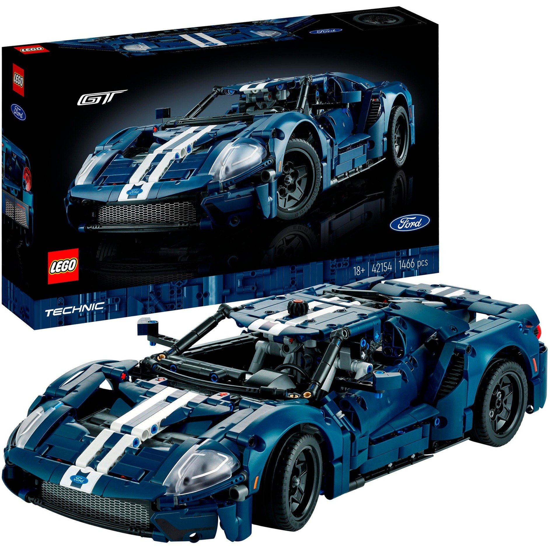 42154 Technic Ford GT 2022, Konstruktionsspielzeug von Lego