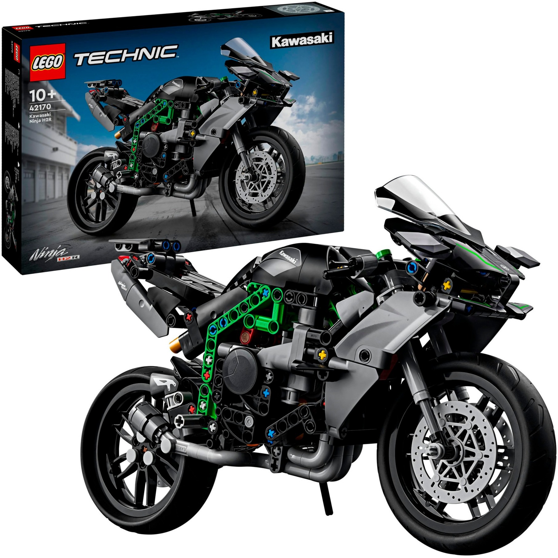 42170 Technic Kawasaki Ninja H2R Motorrad, Konstruktionsspielzeug von Lego