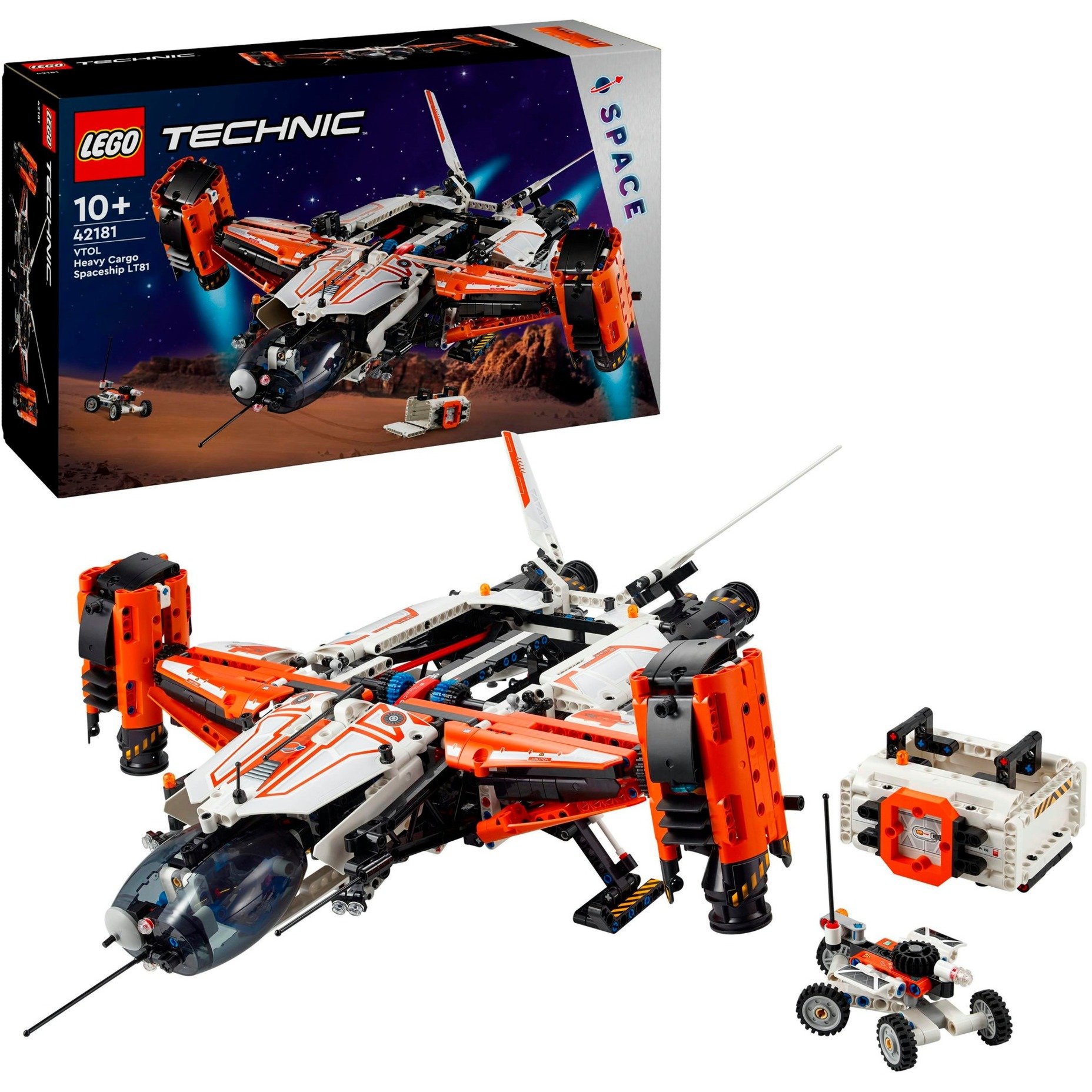 42181 Technic VTOL Schwerlastraumfrachter LT81, Konstruktionsspielzeug von Lego