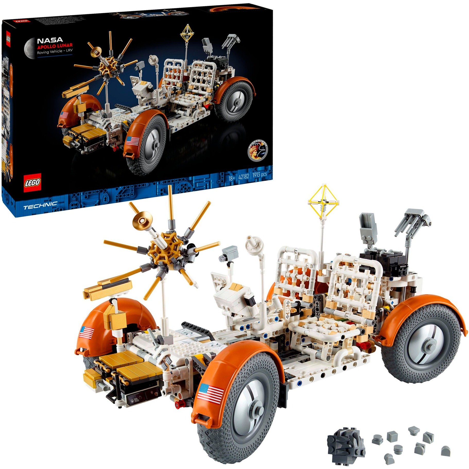 42182 Technic NASA Apollo Lunar Roving Vehicle (LRV), Konstruktionsspielzeug von Lego