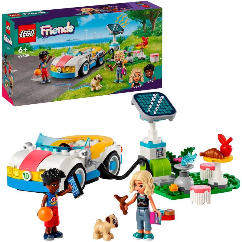 42609 Friends E-Auto mit Ladestation, Konstruktionsspielzeug von Lego