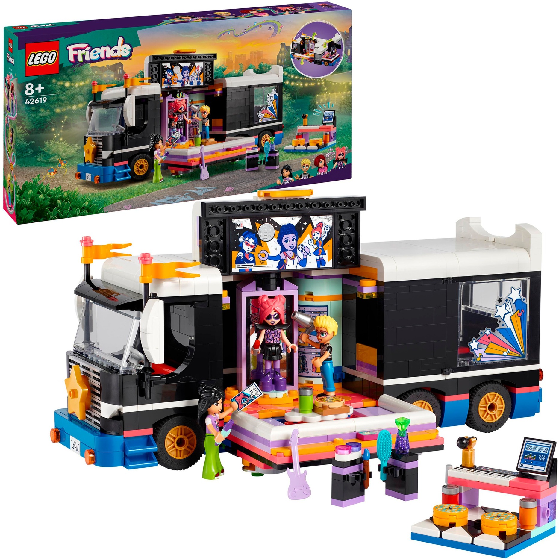 42619 Friends Popstar-Tourbus, Konstruktionsspielzeug von Lego