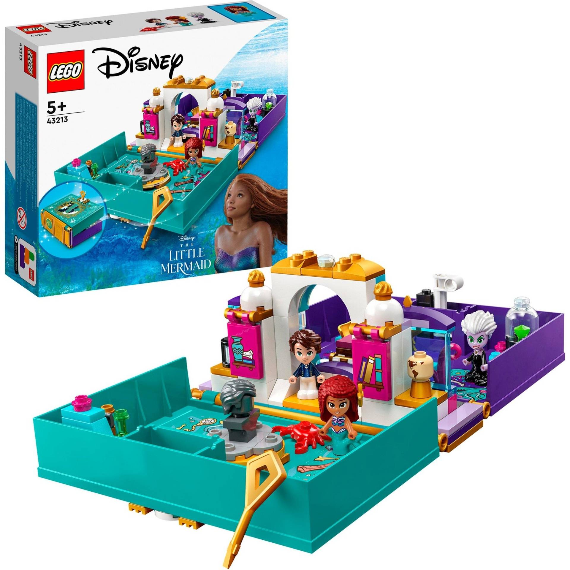 43213 Disney Princess Die kleine Meerjungfrau Märchenbuch, Konstruktionsspielzeug von Lego