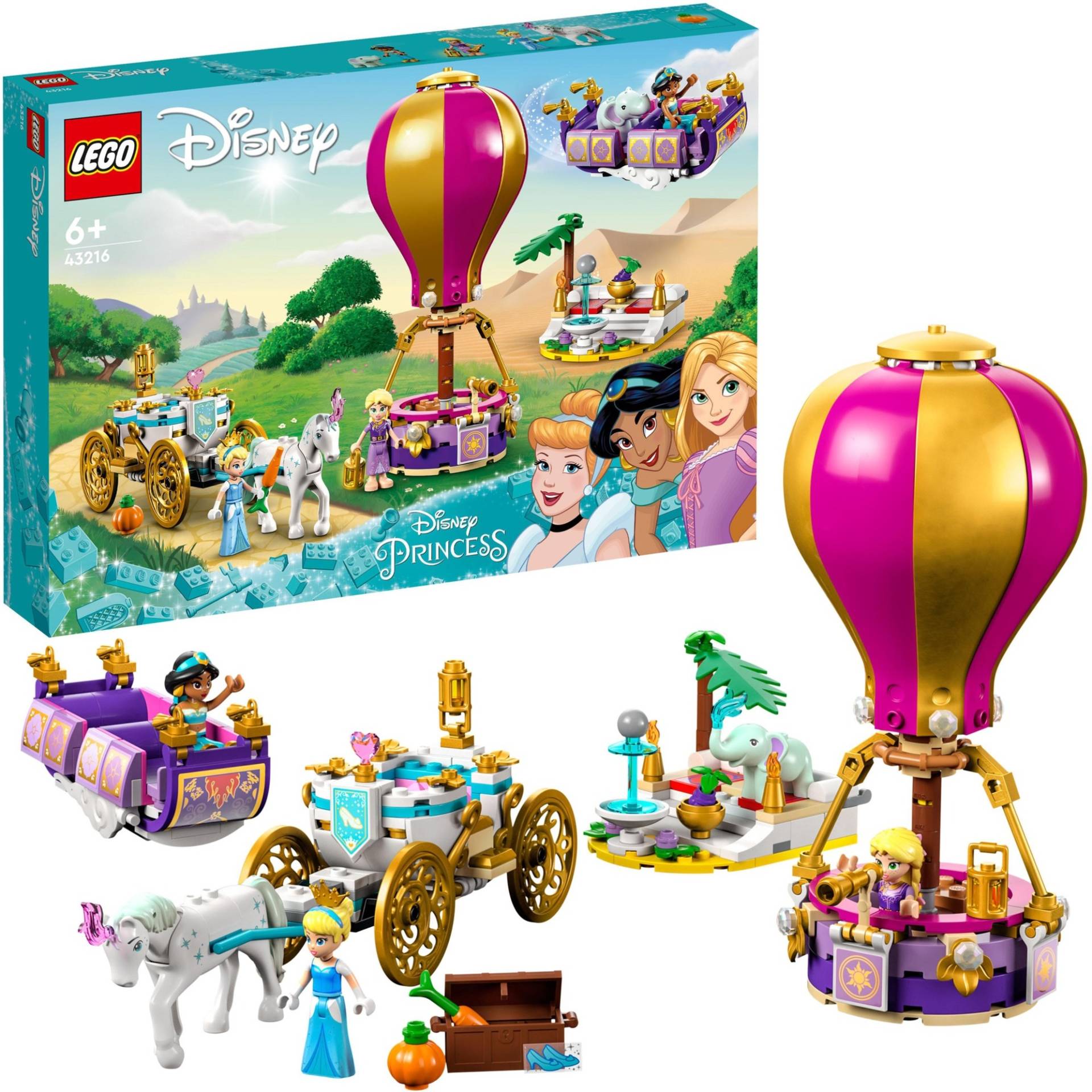 43216 Disney Princess Prinzessinnen auf magischer Reise, Konstruktionsspielzeug von Lego