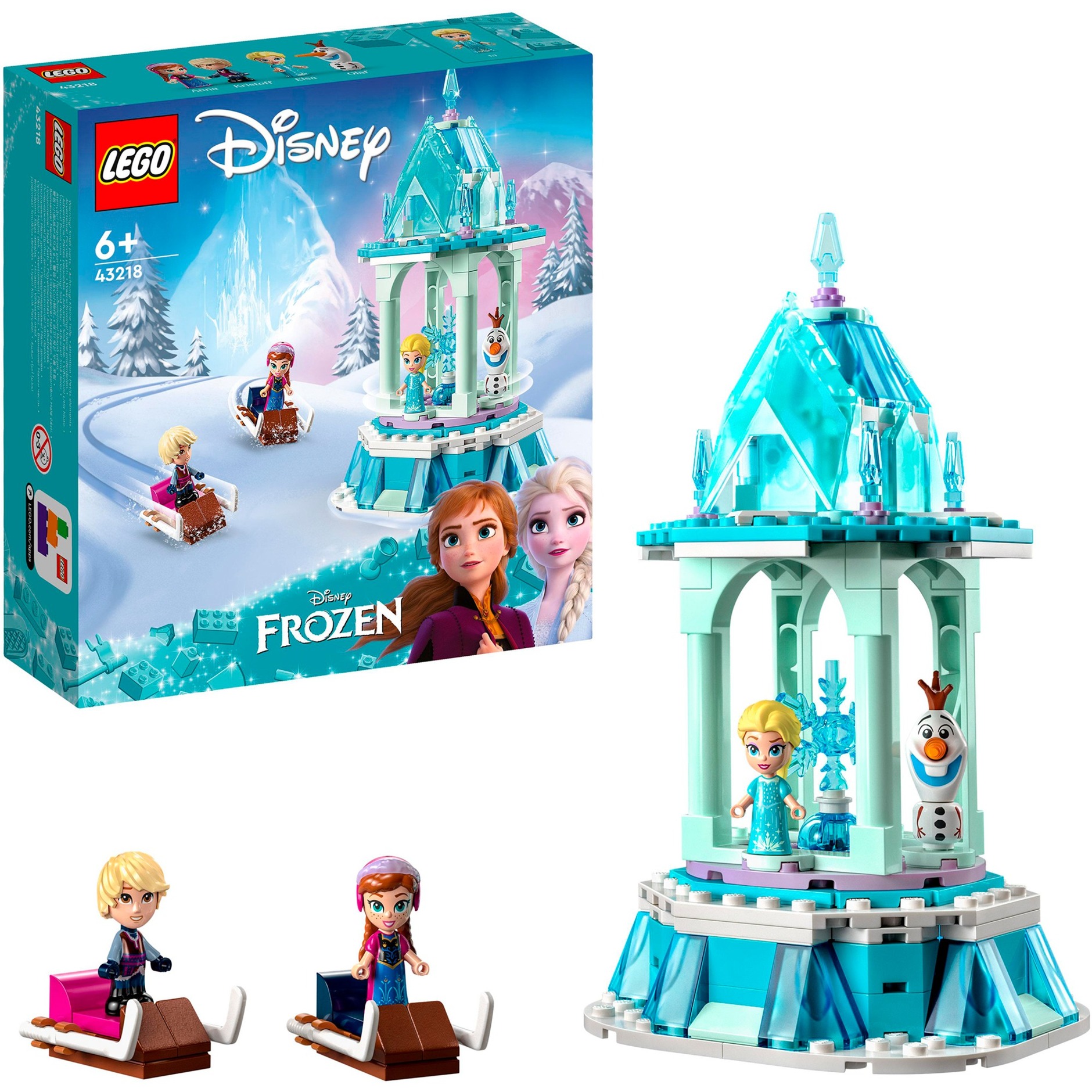 43218 Disney Annas und Elsas magisches Karussell, Konstruktionsspielzeug von Lego