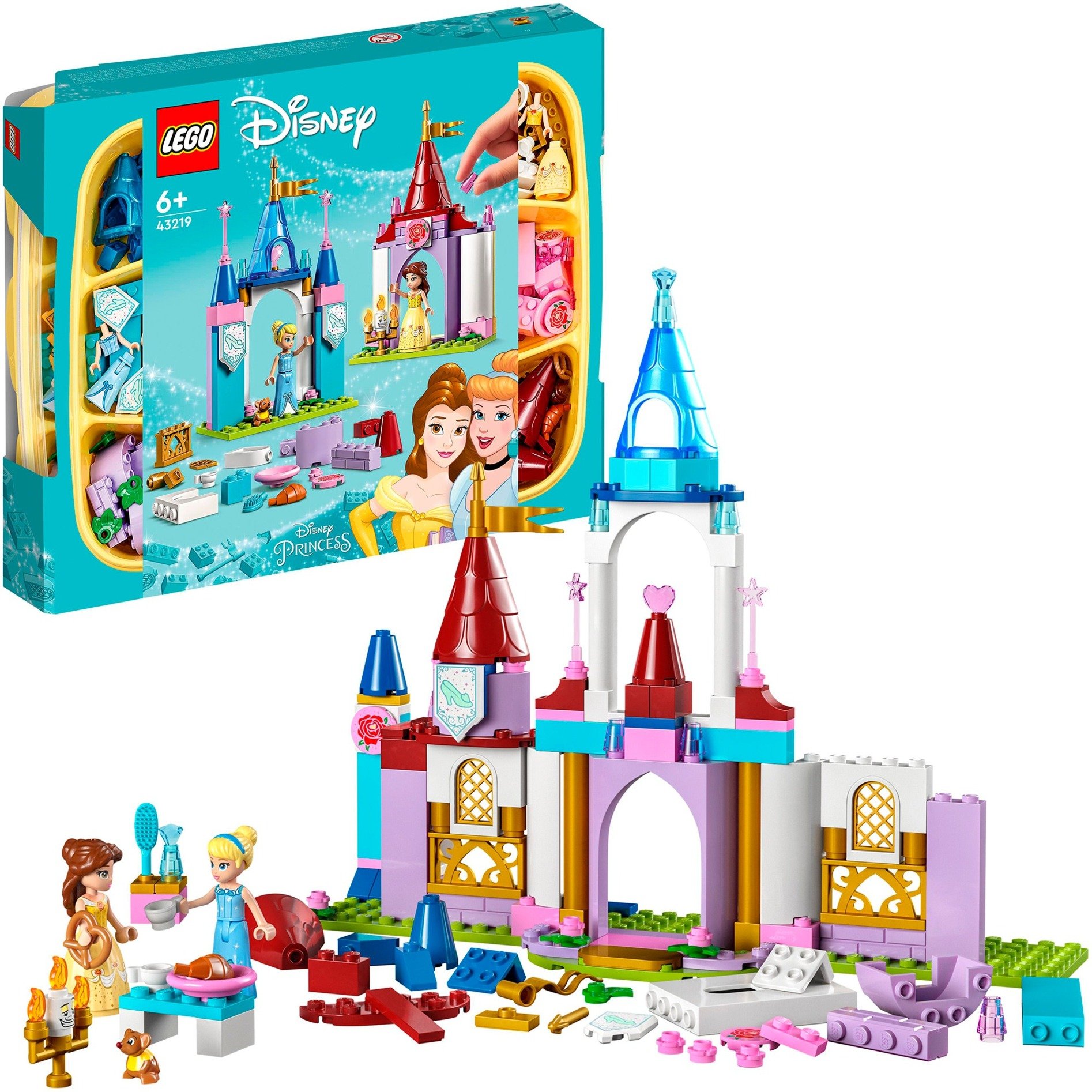 43219 Disney Princess Kreative Schlösserbox, Konstruktionsspielzeug von Lego