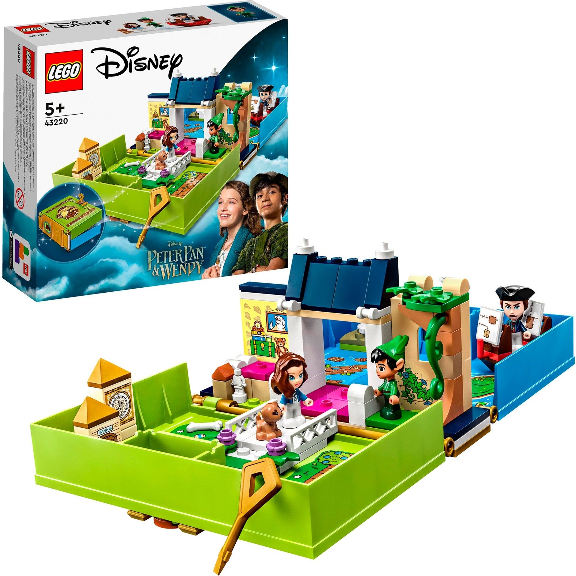 43220 Disney Classic Peter Pan & Wendy - Märchenbuch-Abenteuer, Konstruktionsspielzeug von Lego