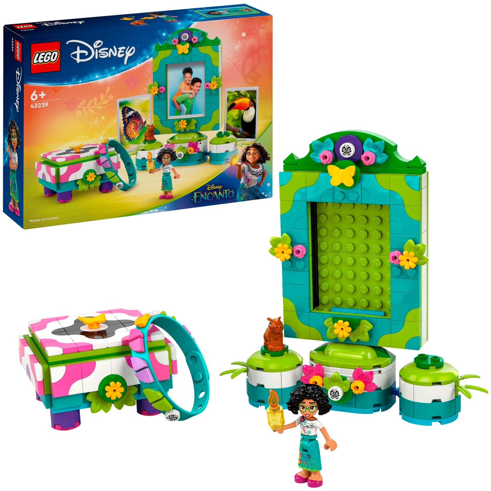 43239 Disney Classic Mirabels Fotorahmen und Schmuckkassette, Konstruktionsspielzeug von Lego