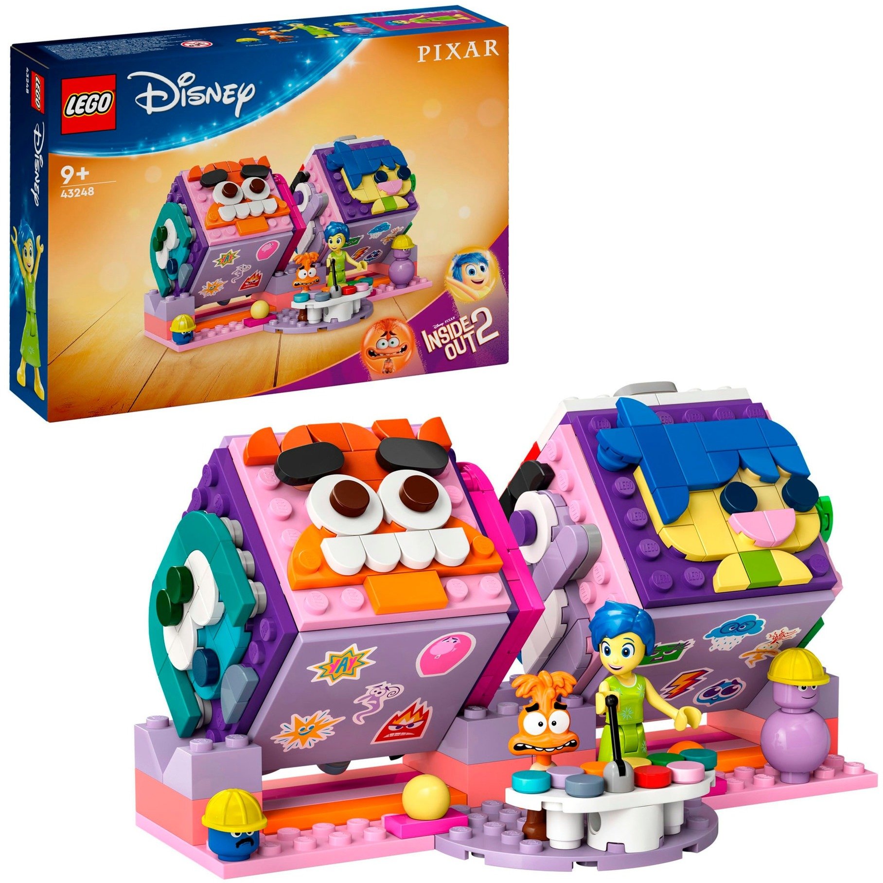43248 Disney Pixar Alles steht Kopf 2 Stimmungswürfel, Konstruktionsspielzeug von Lego