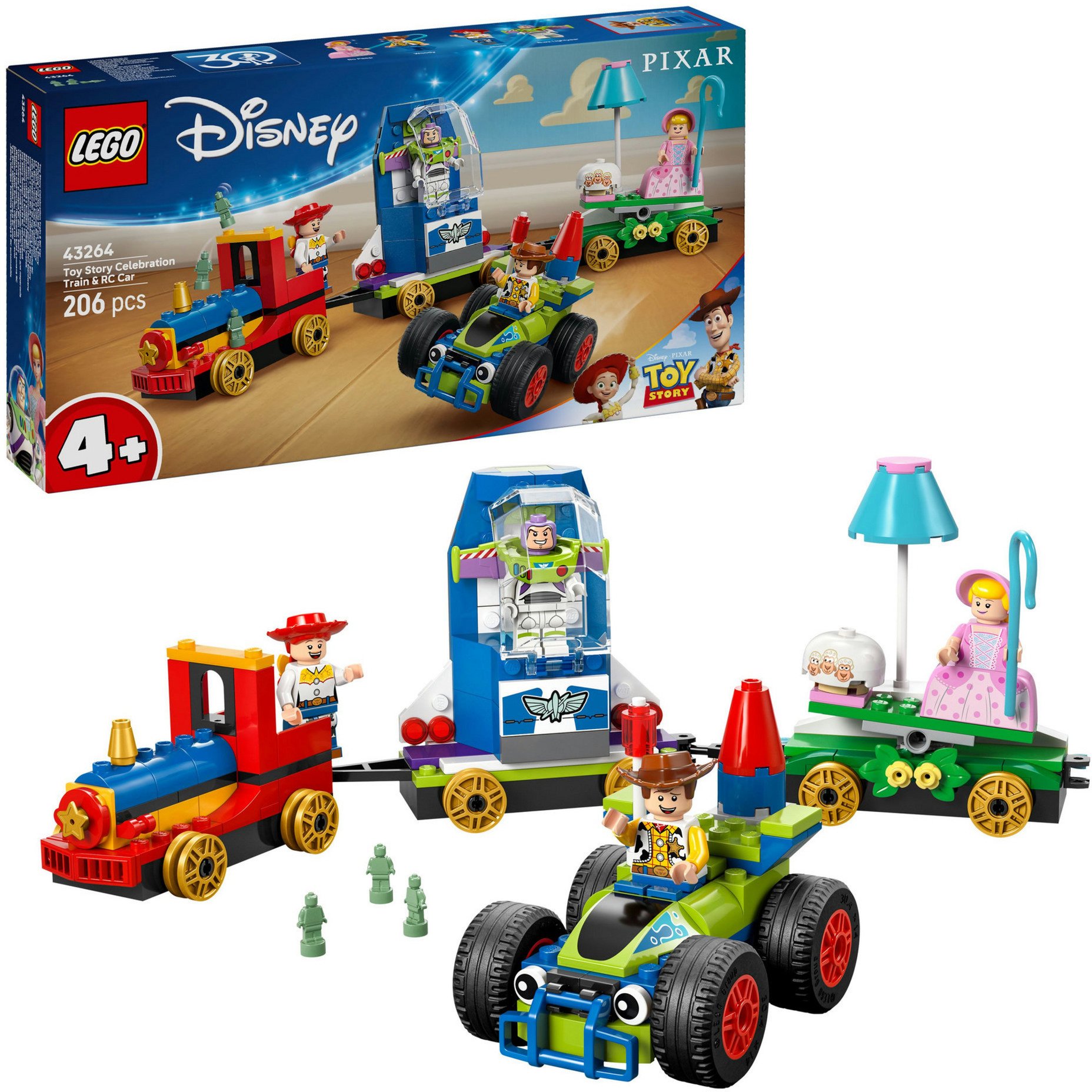 43264 Disney Pixar Partyzug und das Auto RC aus Toy Story, Konstruktionsspielzeug 43264 Disney Pixar Partyzug und das Auto RC aus Toy Story, Konstruktionsspielzeug von Lego