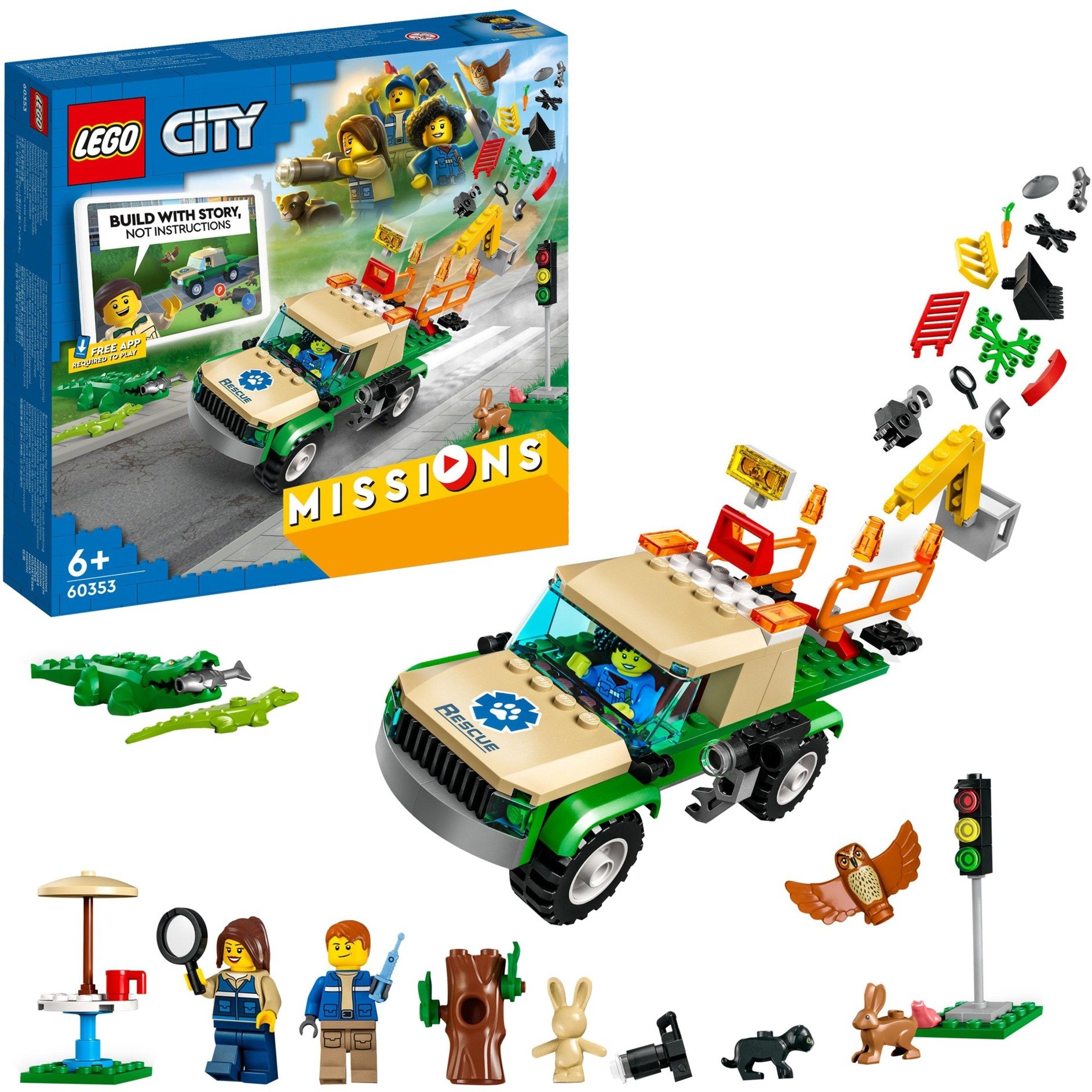 60353 City Tierrettungsmissionen, Konstruktionsspielzeug von Lego