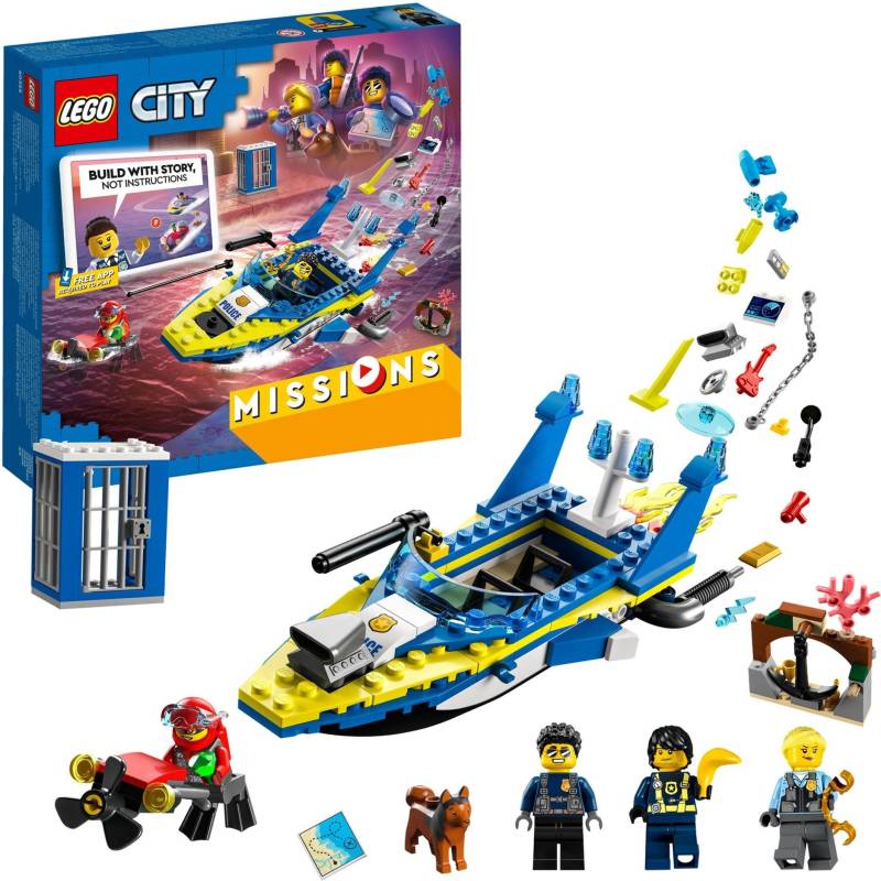 60355 City Detektivmissionen der Wasserpolizei, Konstruktionsspielzeug von Lego