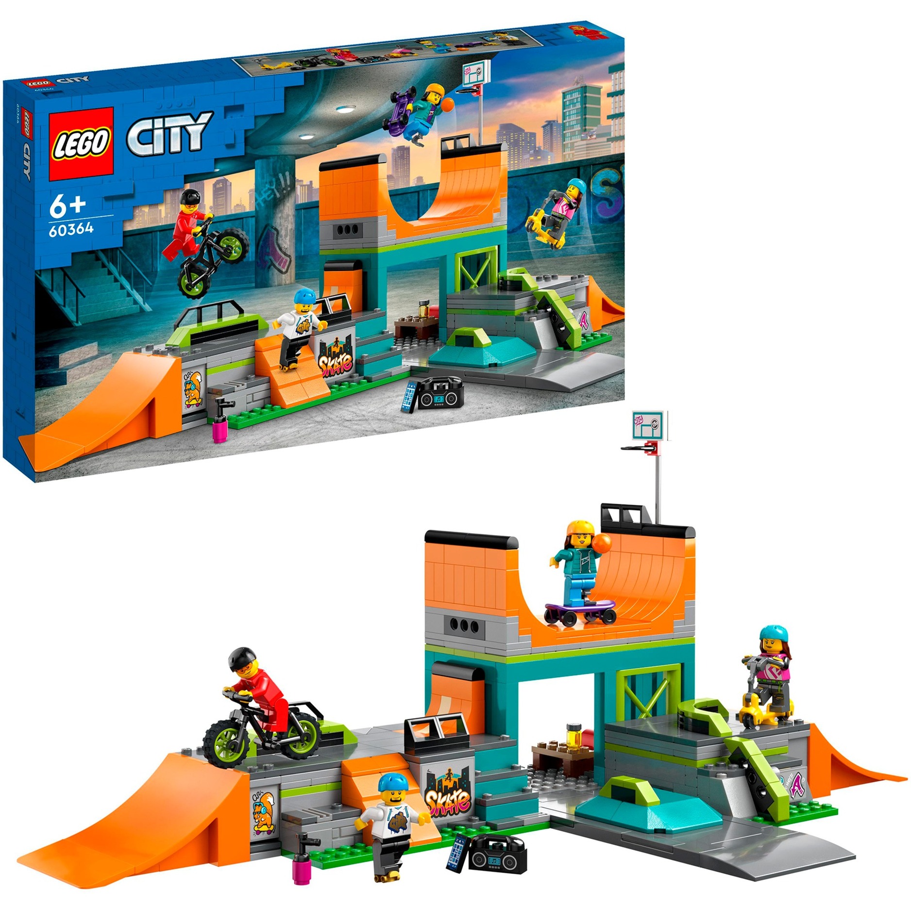 60364 City Skaterpark, Konstruktionsspielzeug von Lego