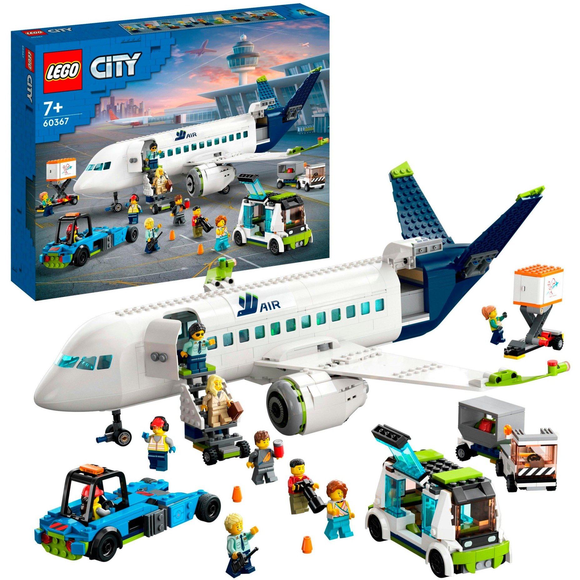60367 City Passagierflugzeug, Konstruktionsspielzeug von Lego