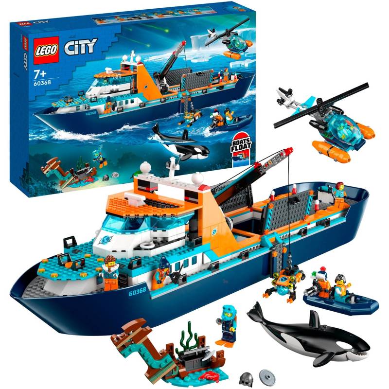 60368 City Arktis-Forschungsschiff, Konstruktionsspielzeug von Lego