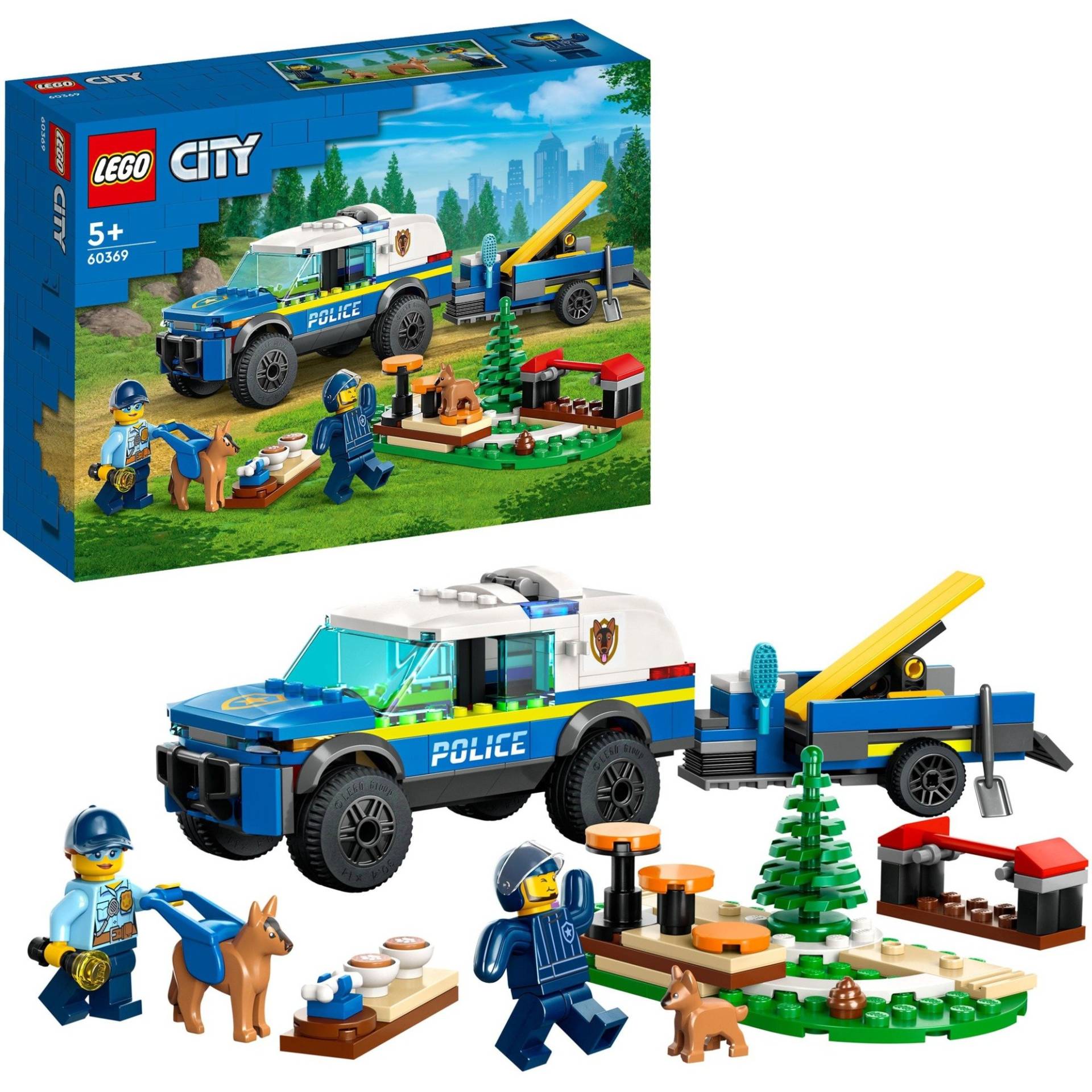 60369 City Mobiles Polizeihunde-Training, Konstruktionsspielzeug von Lego
