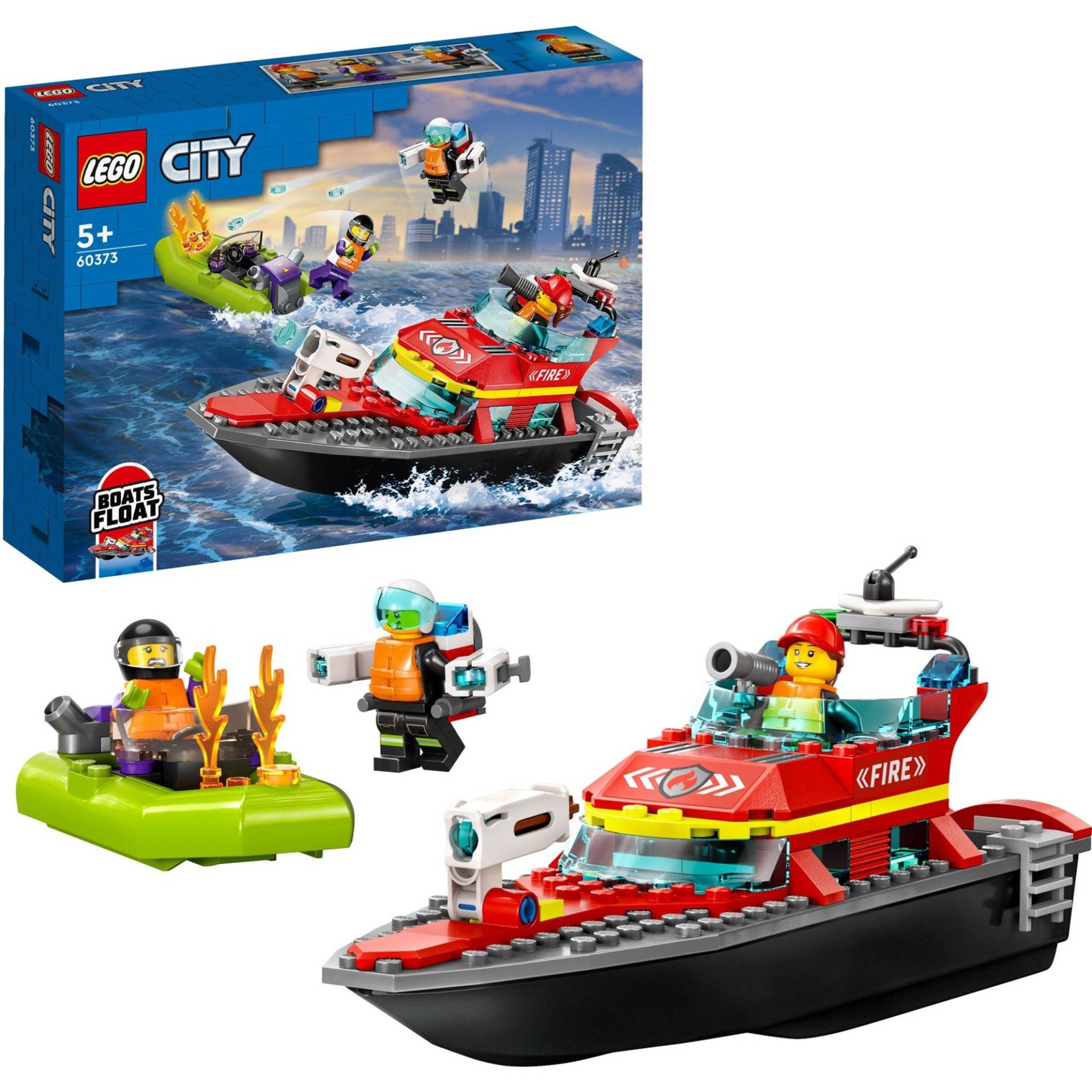 60373 City Feuerwehrboot, Konstruktionsspielzeug von Lego
