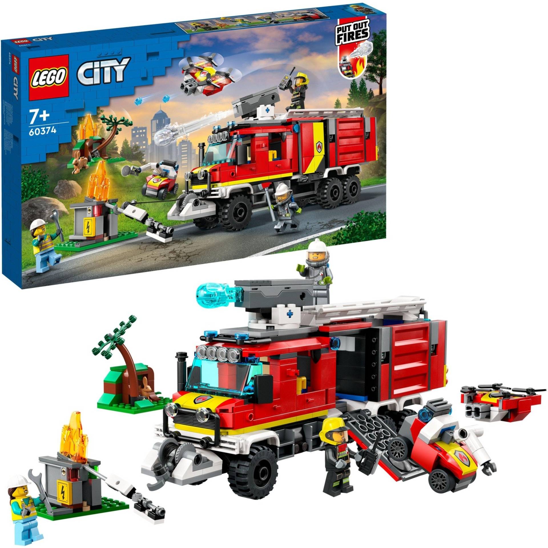 60374 City Einsatzleitwagen der Feuerwehr, Konstruktionsspielzeug von Lego