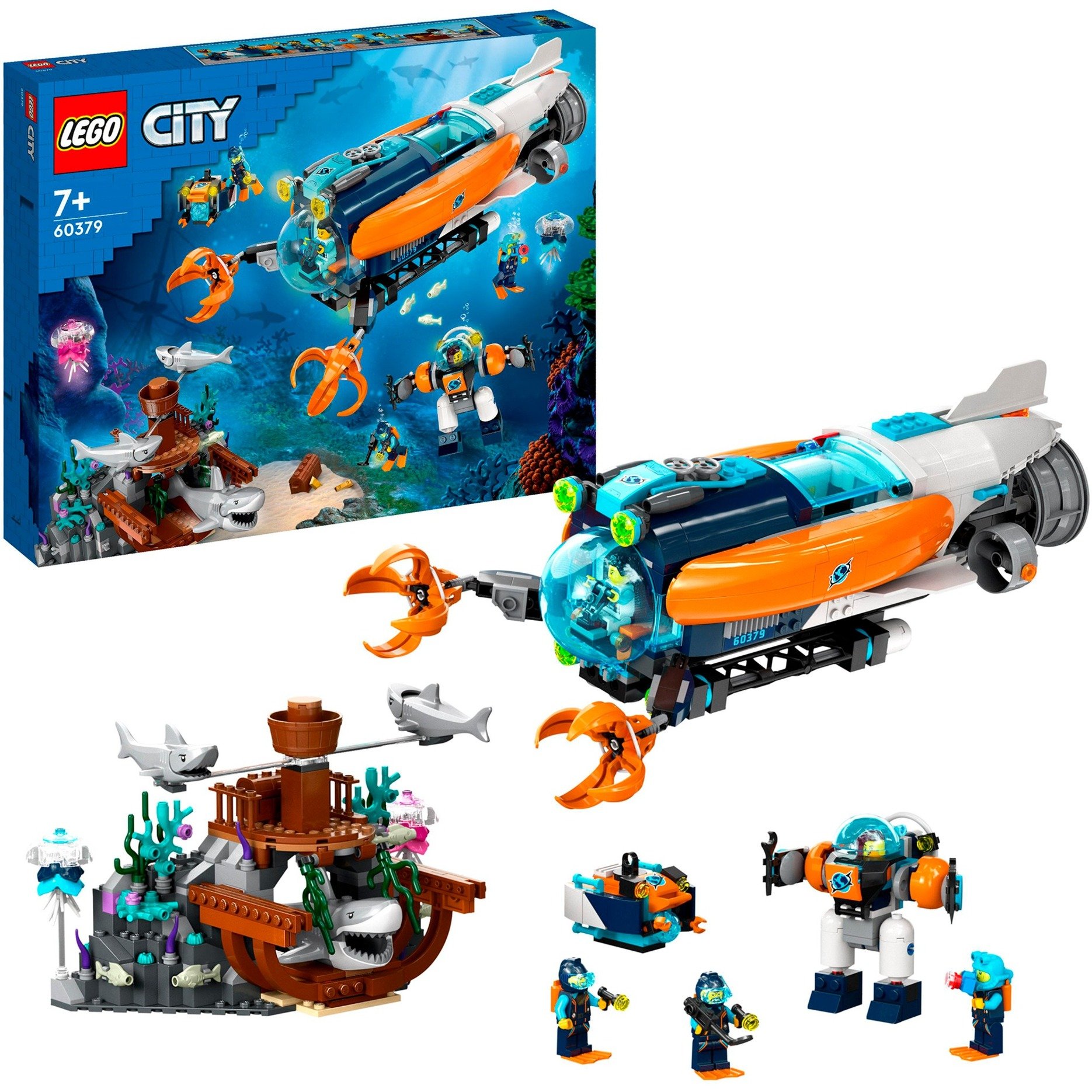 60379 City Forscher-U-Boot, Konstruktionsspielzeug von Lego