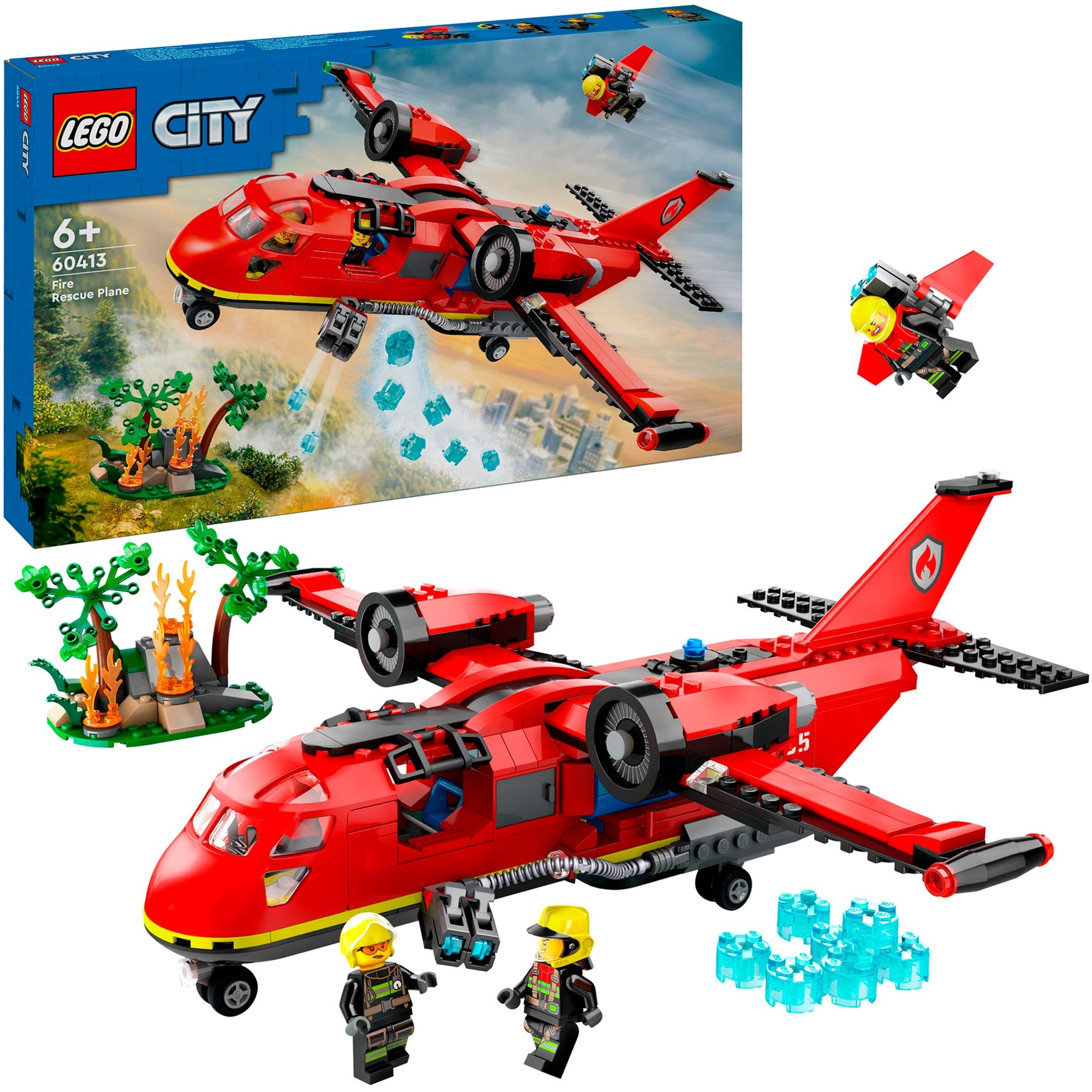 60413 City Löschflugzeug, Konstruktionsspielzeug von Lego
