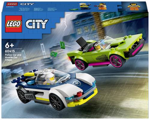 60415 LEGO® CITY Verfolgungsjagd mit Polizeiauto und Muscle Car von Lego